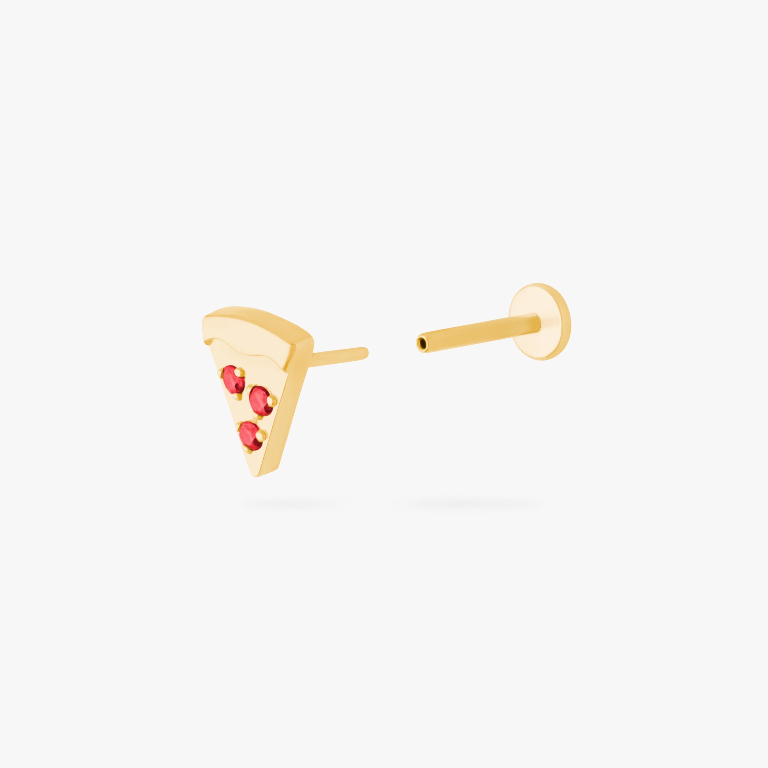 Pizza Flatback Stud - STUDS