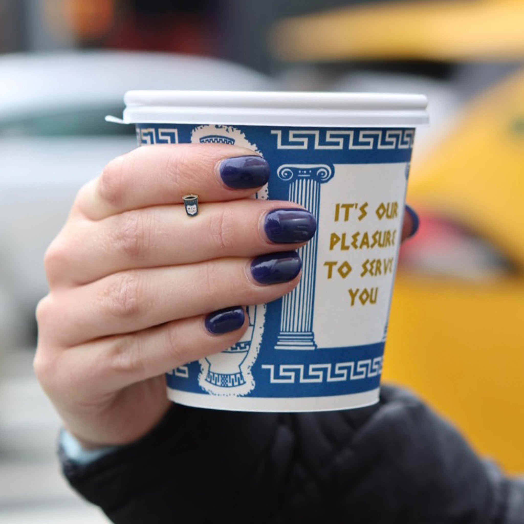 Coffee Cup Flatback Stud - STUDS