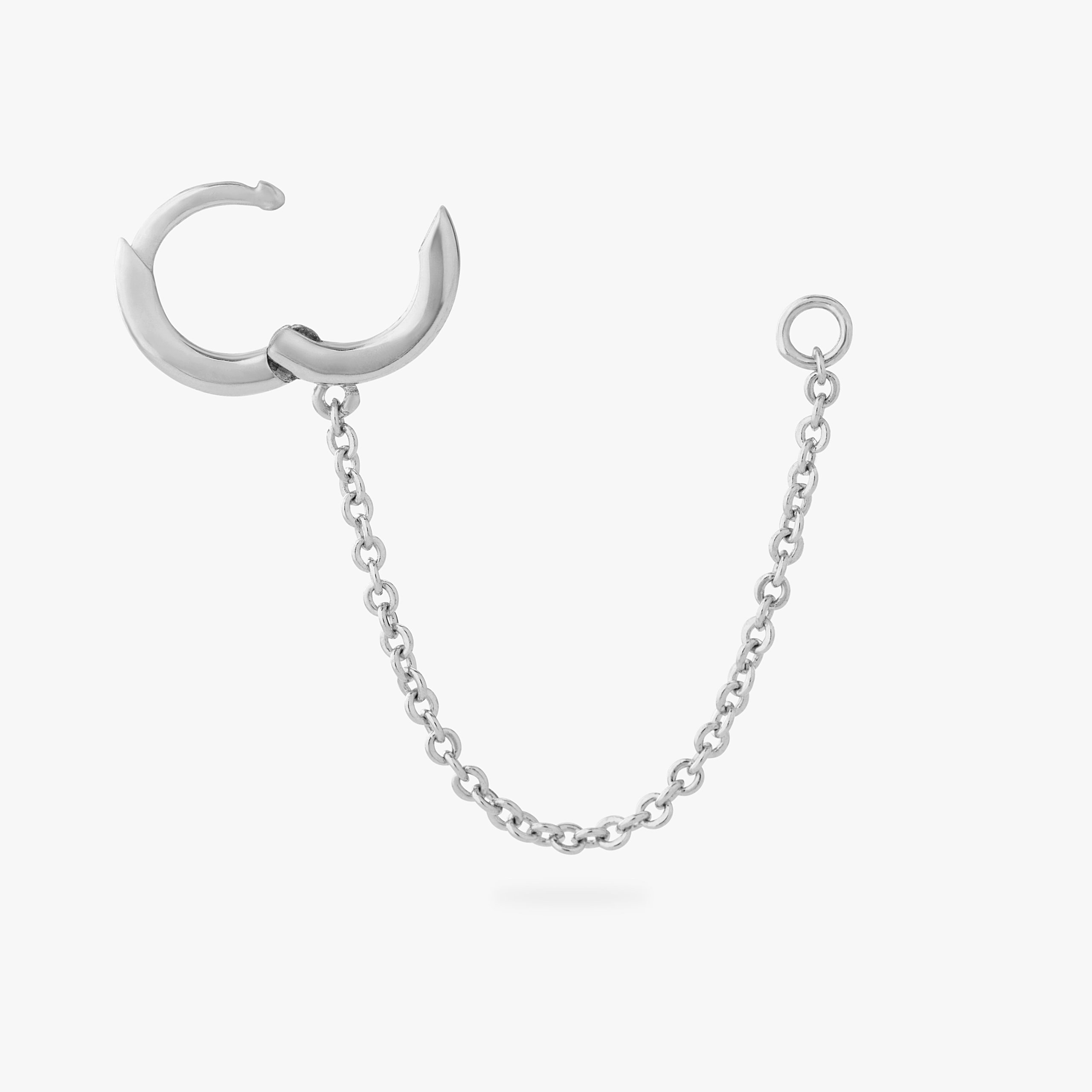 Micro Slim Chain Huggie - STUDS