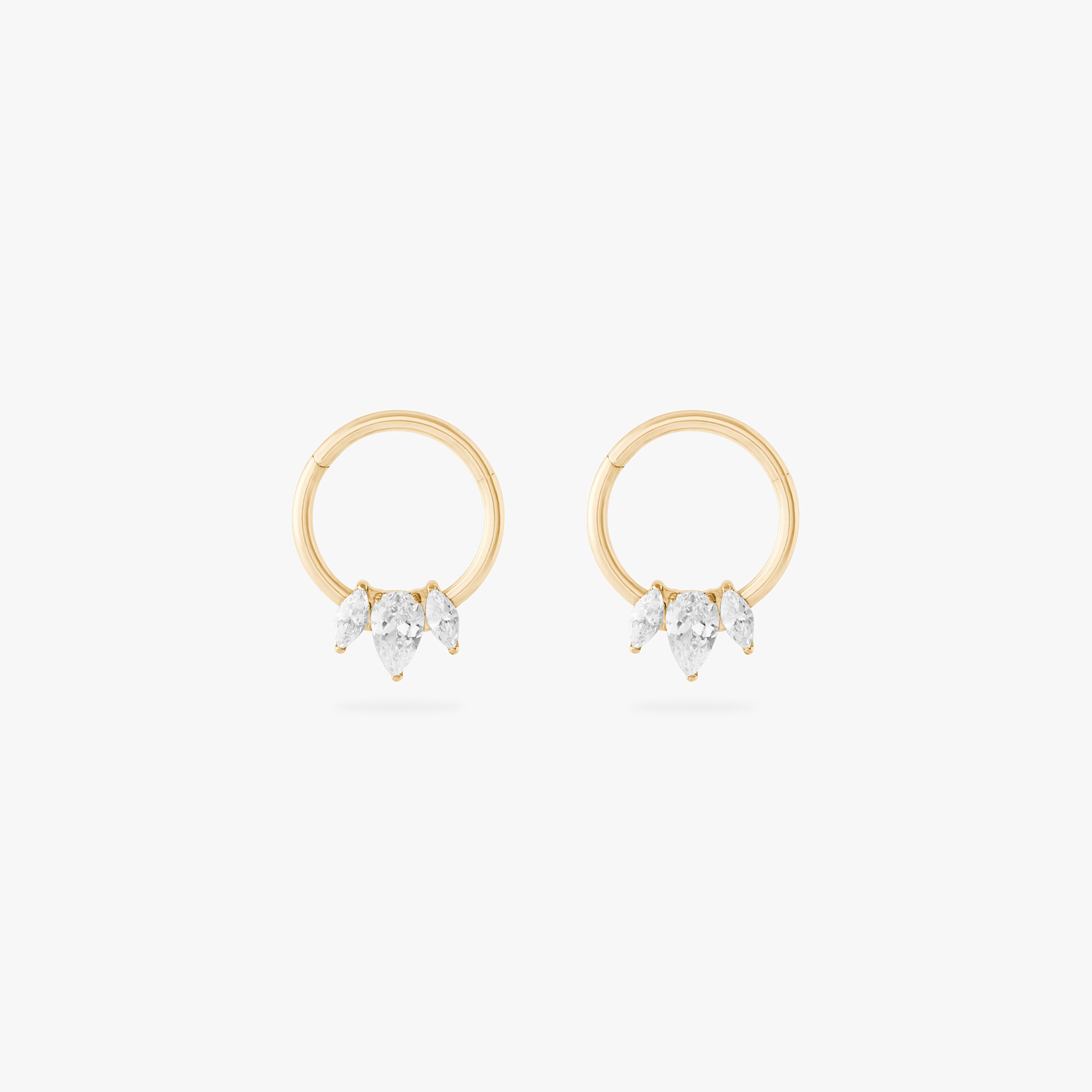 8mm Crown Pear Clicker - STUDS