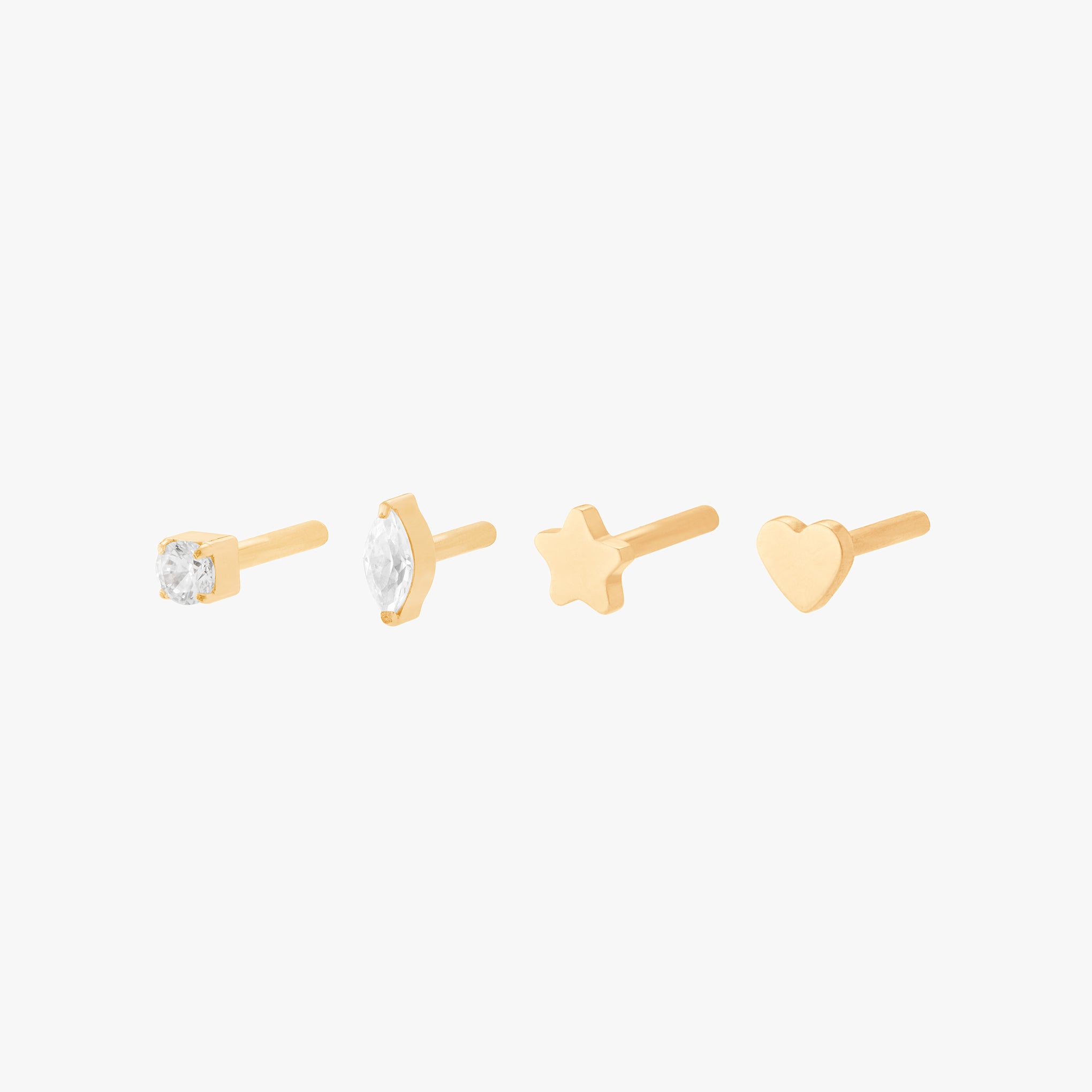 6mm Flatback Post Backings - STUDS