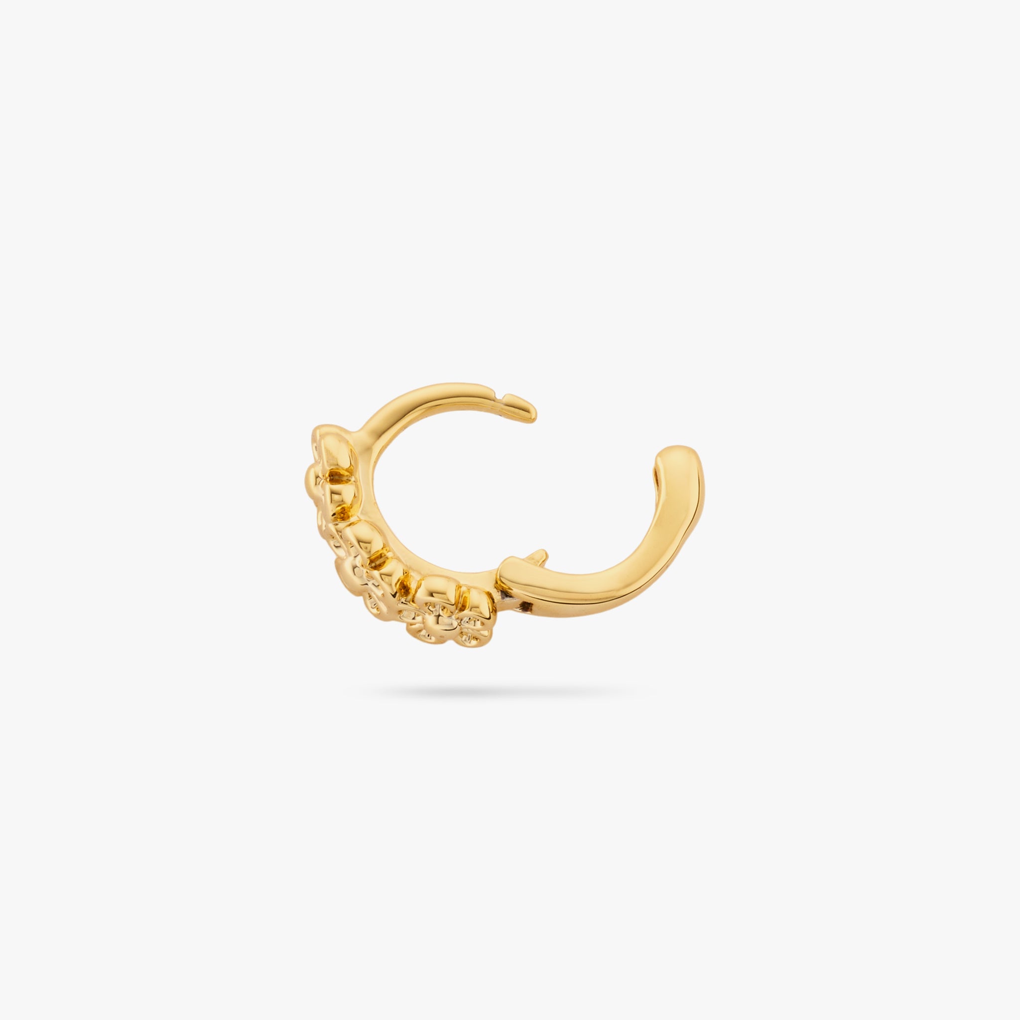 Daisy Flower Huggie - STUDS