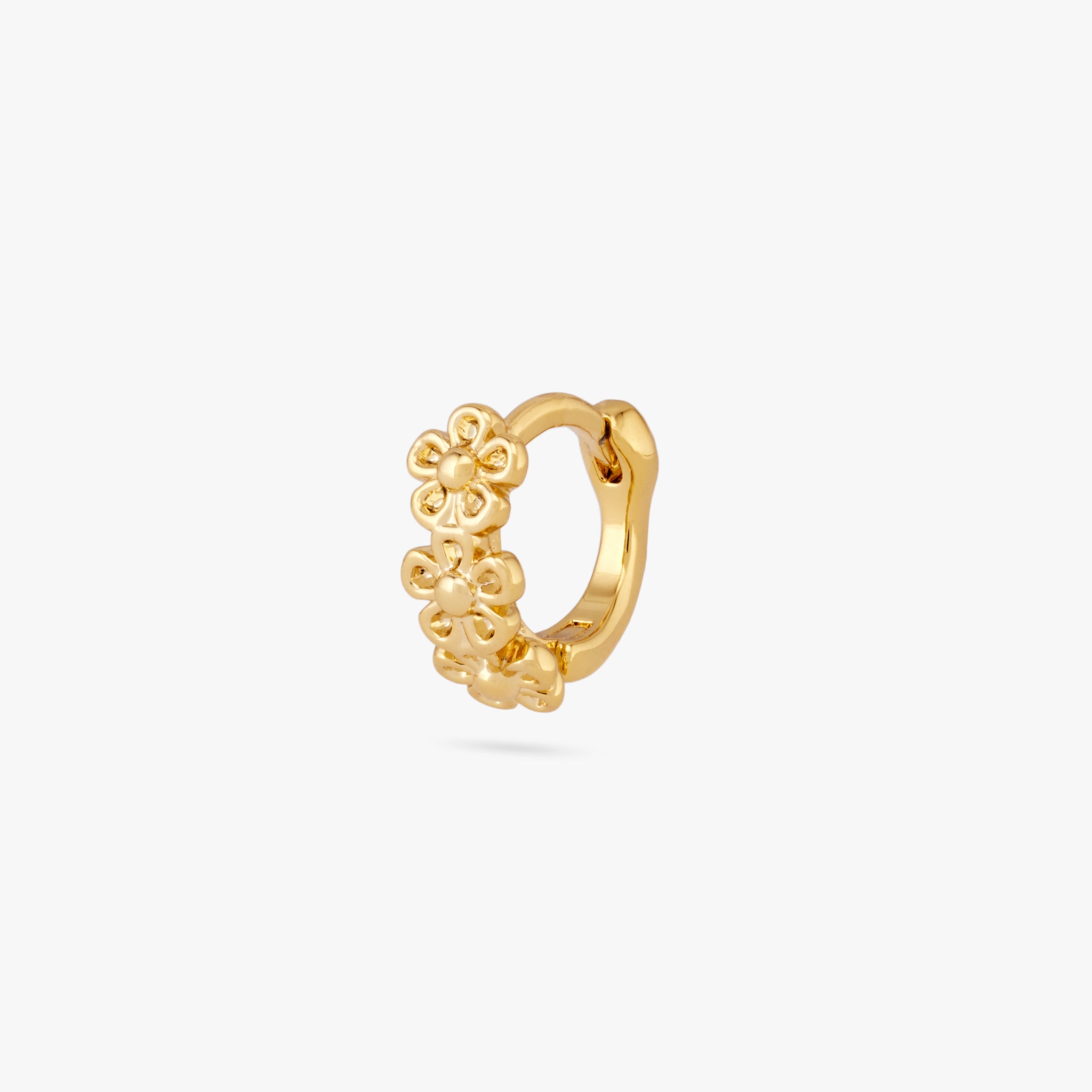 Daisy Flower Huggie - STUDS