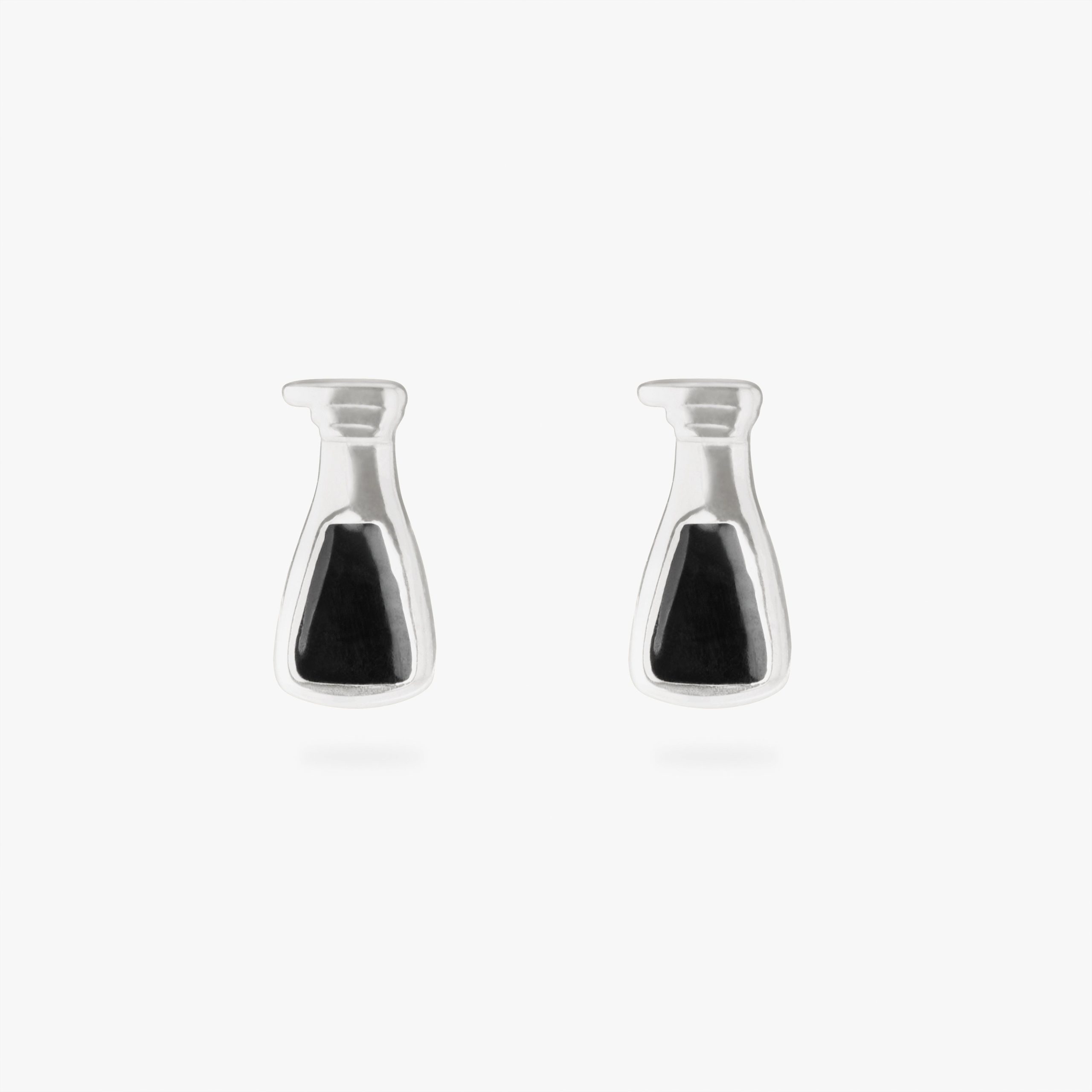 Black Vinegar Flatback Stud - STUDS
