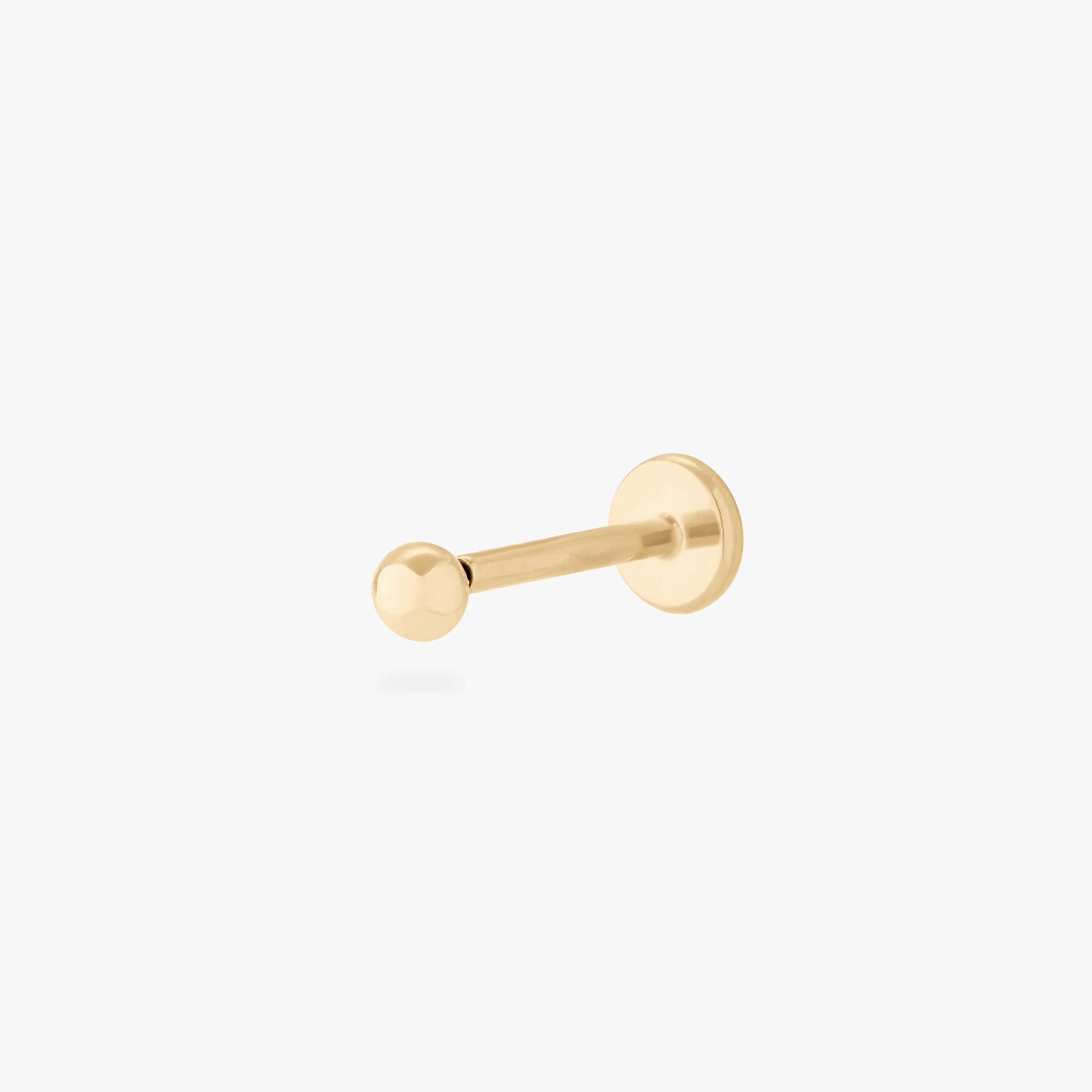 14K Ball Flatback - STUDS