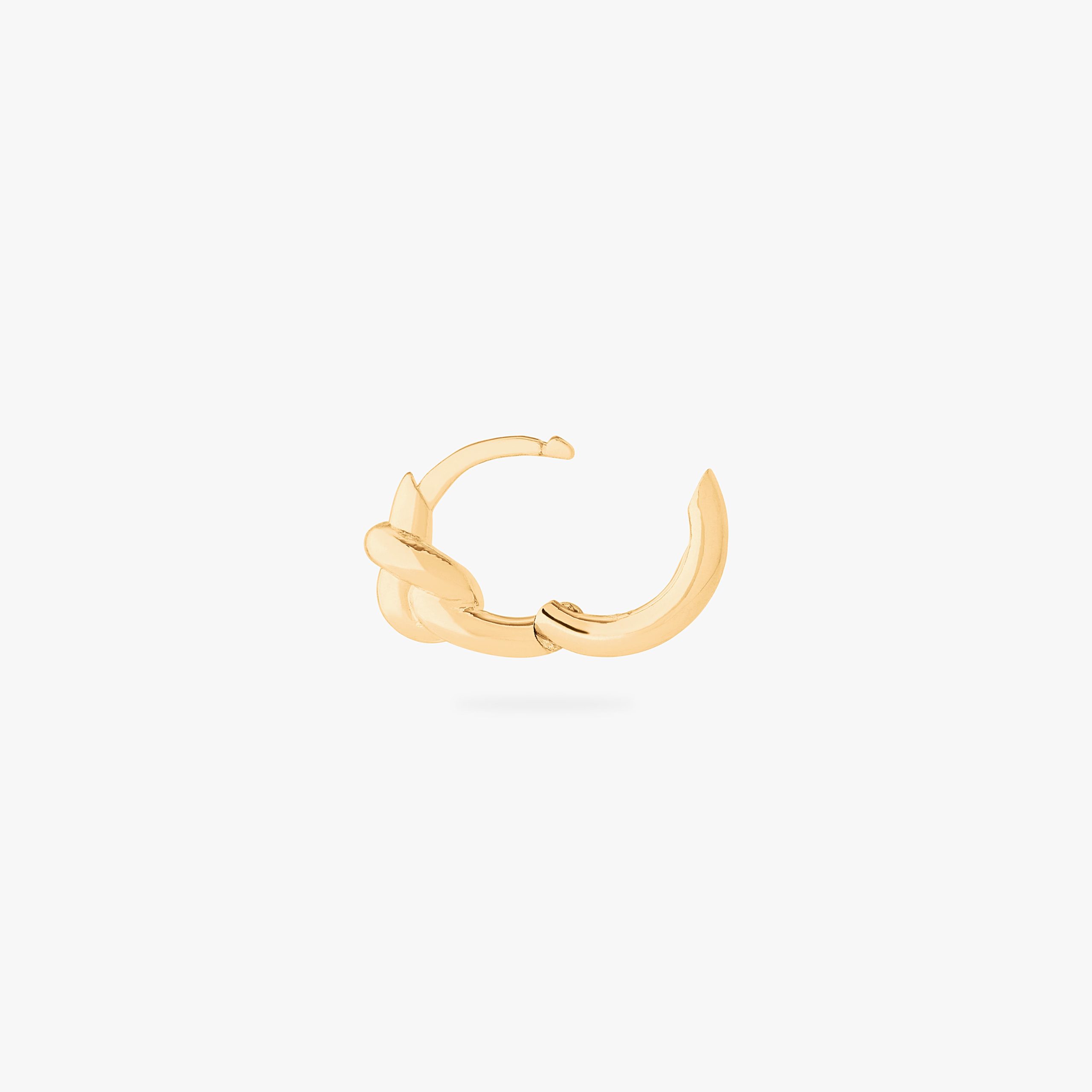 Micro Knot Huggie - STUDS