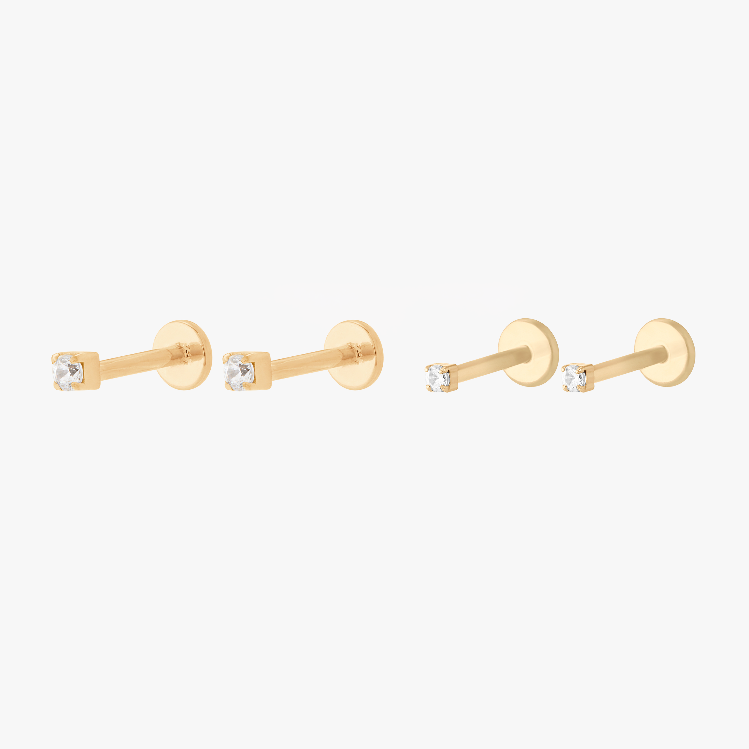 CZ Flatback Set - STUDS
