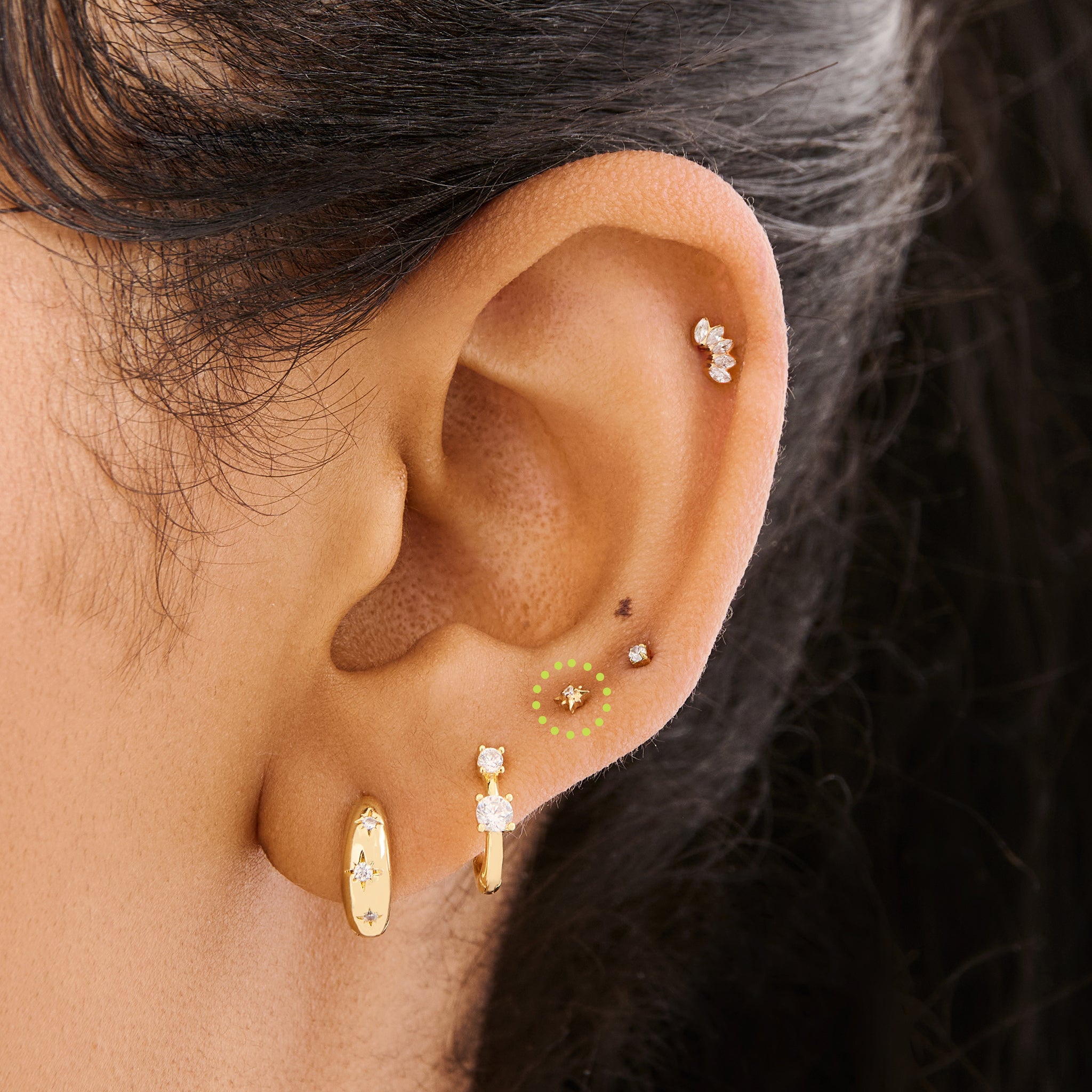 Micro Twinkle Flatback Stud - STUDS