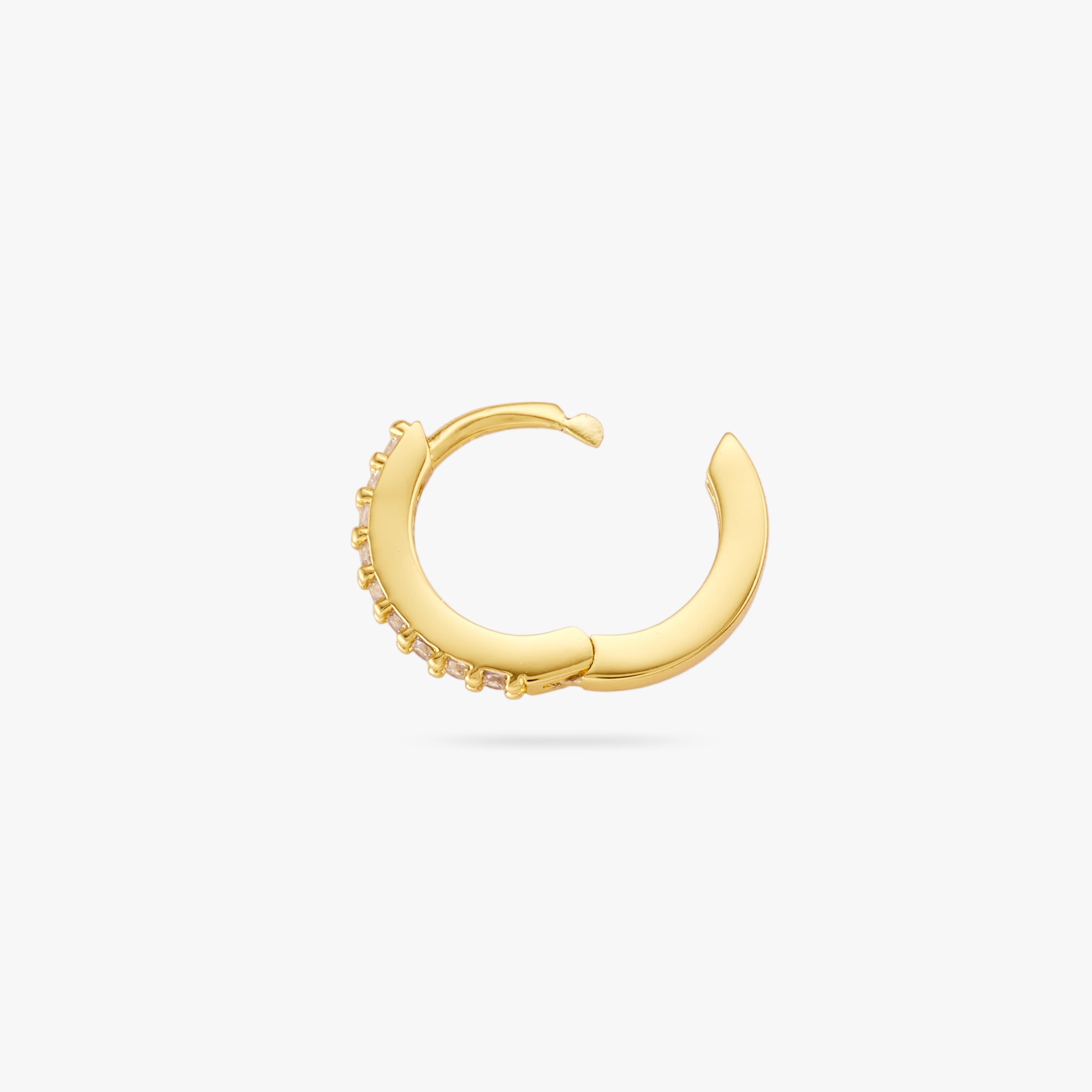 Mini Pave Huggie - STUDS