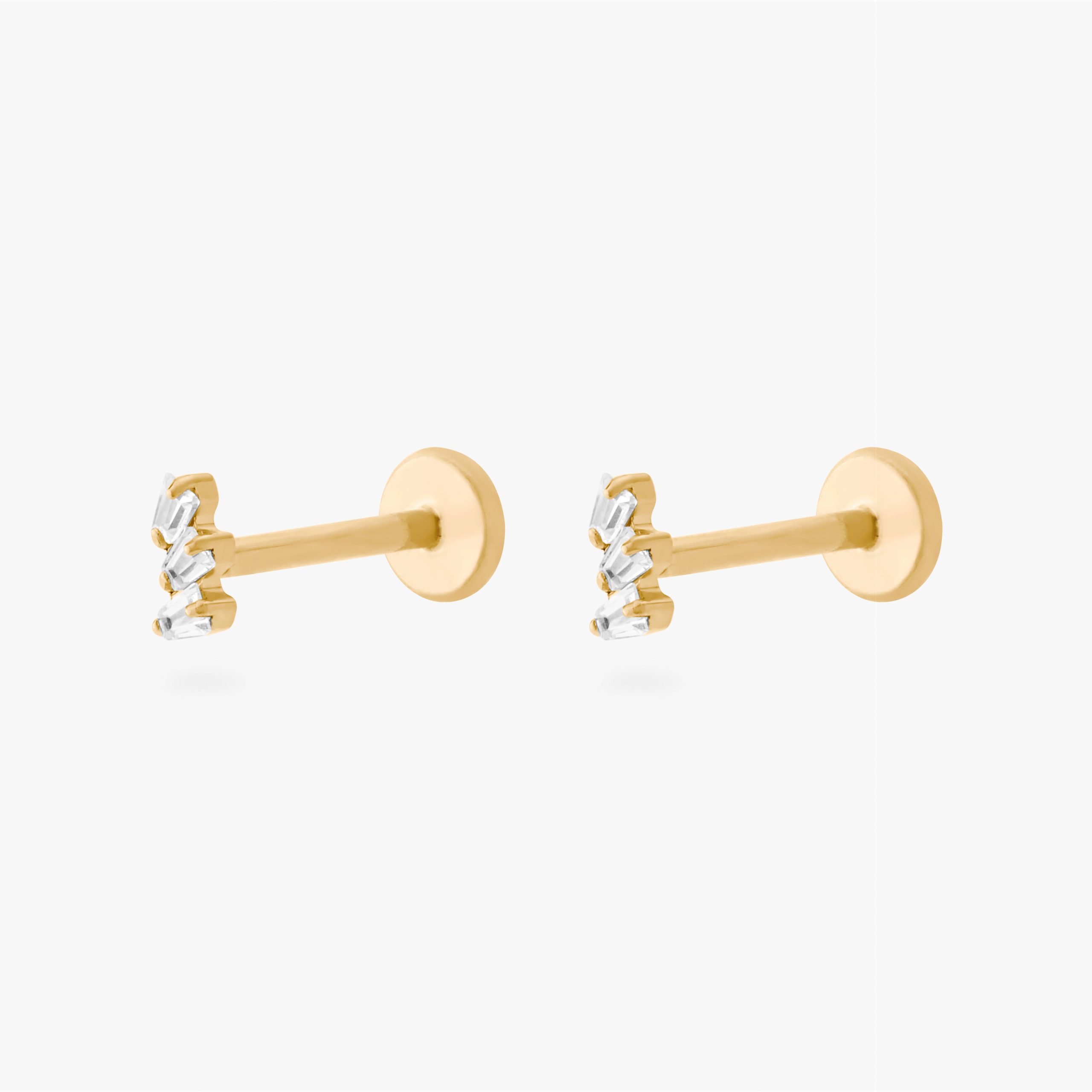Micro Baguette Cluster Flatback - STUDS