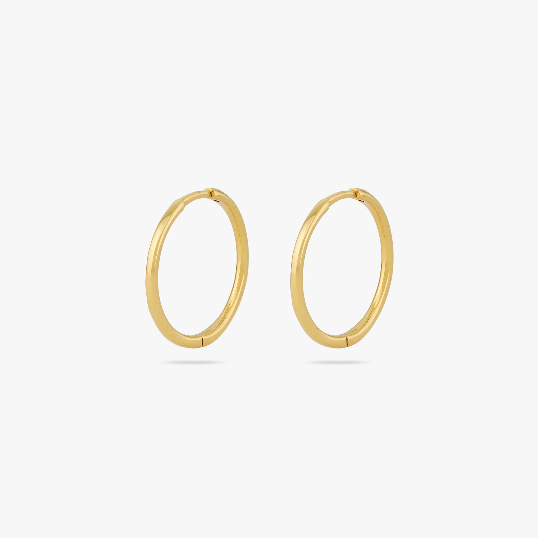 Medium Slim Hoop - STUDS