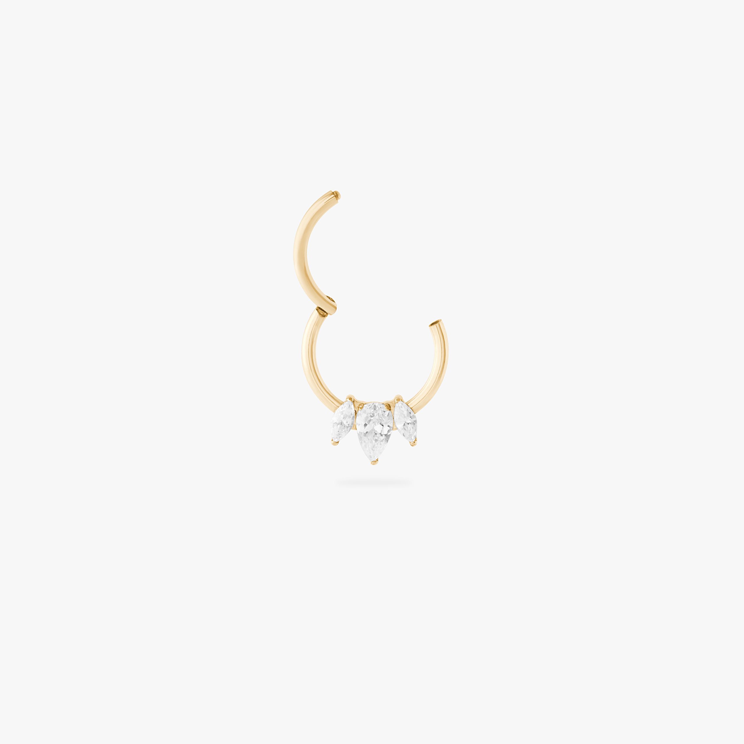8mm Crown Pear Clicker - STUDS