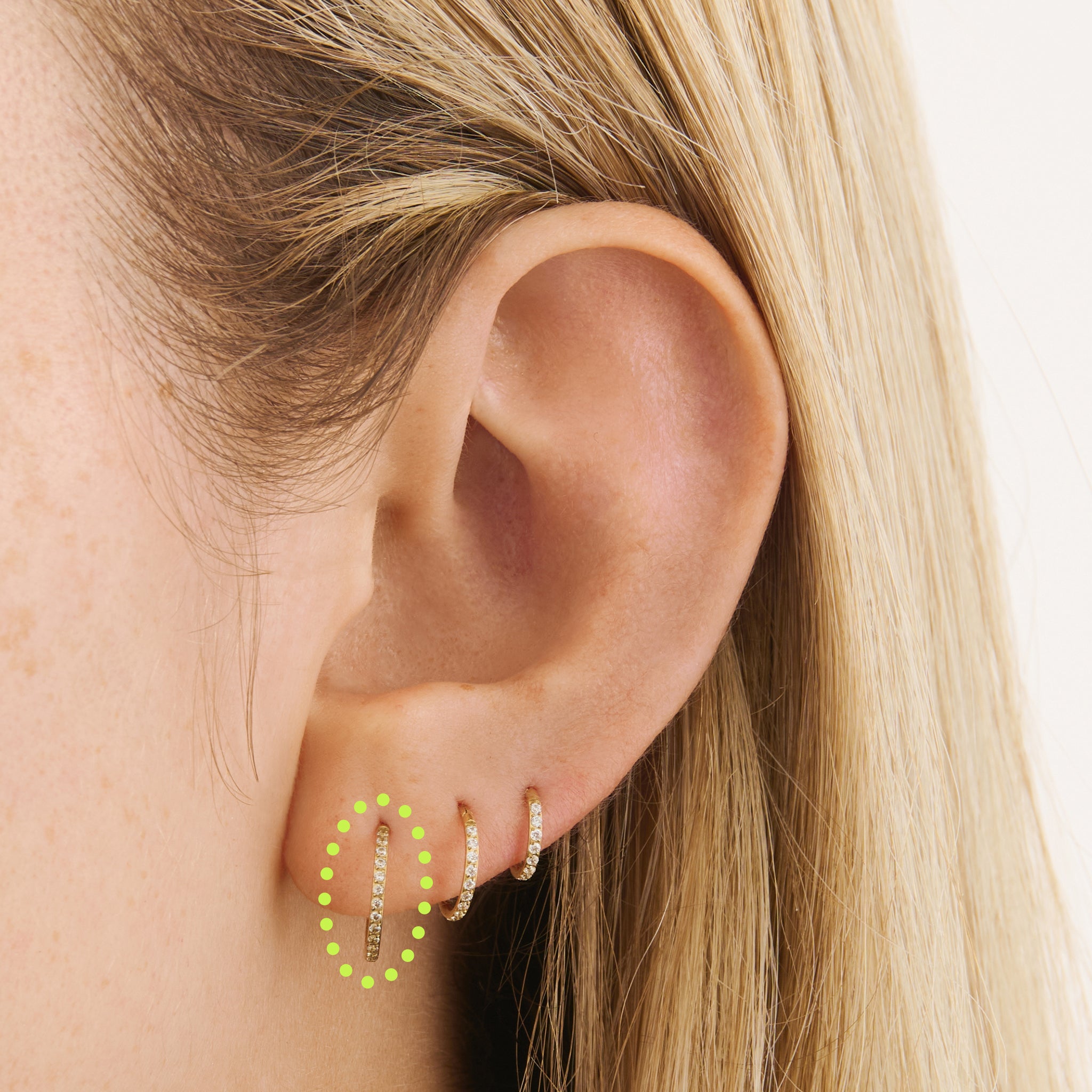 10mm Pave Clicker - STUDS
