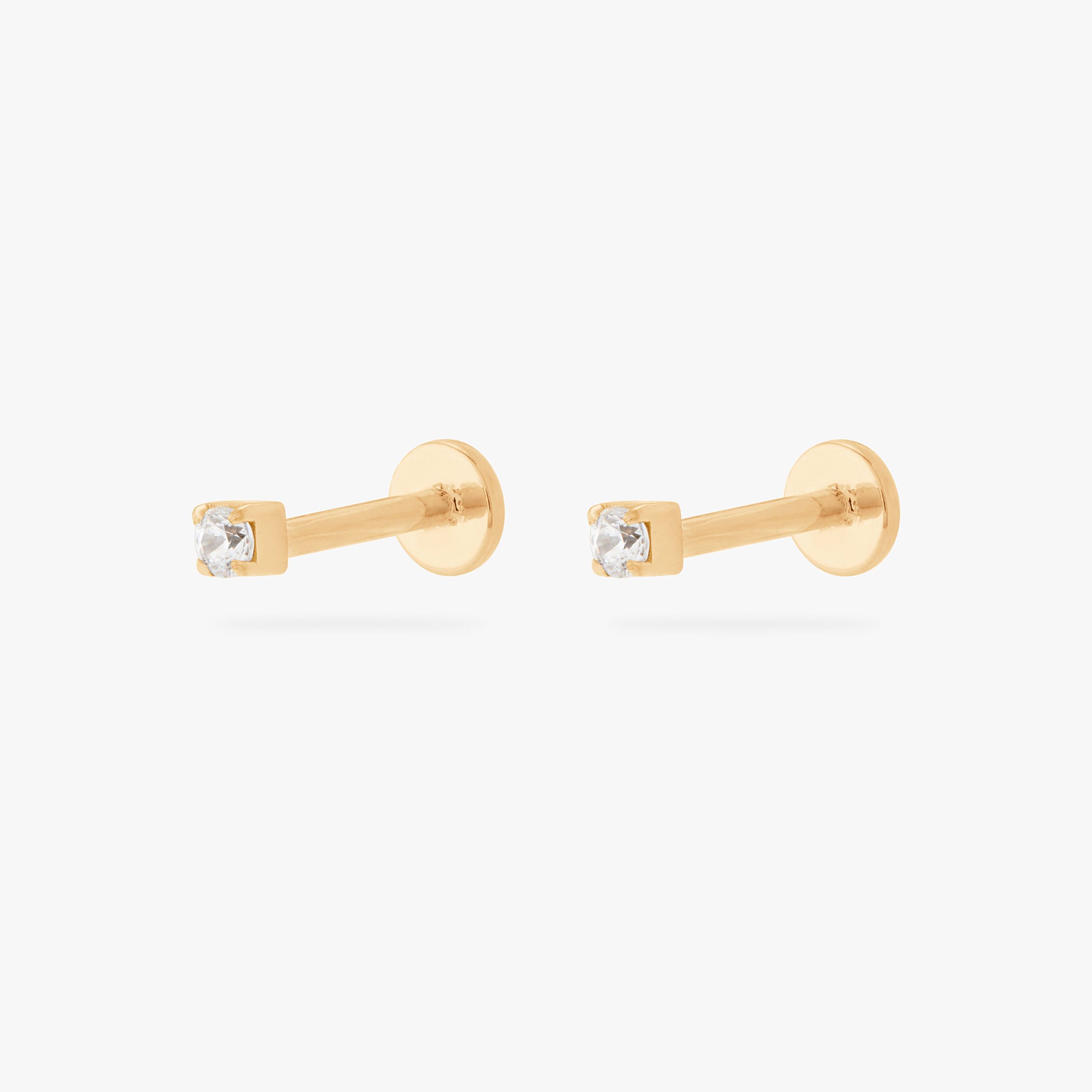 Mini CZ Flatback Stud - STUDS