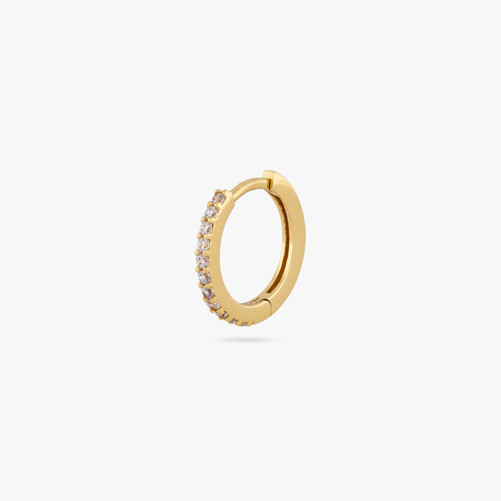 Small Pave Huggie - STUDS