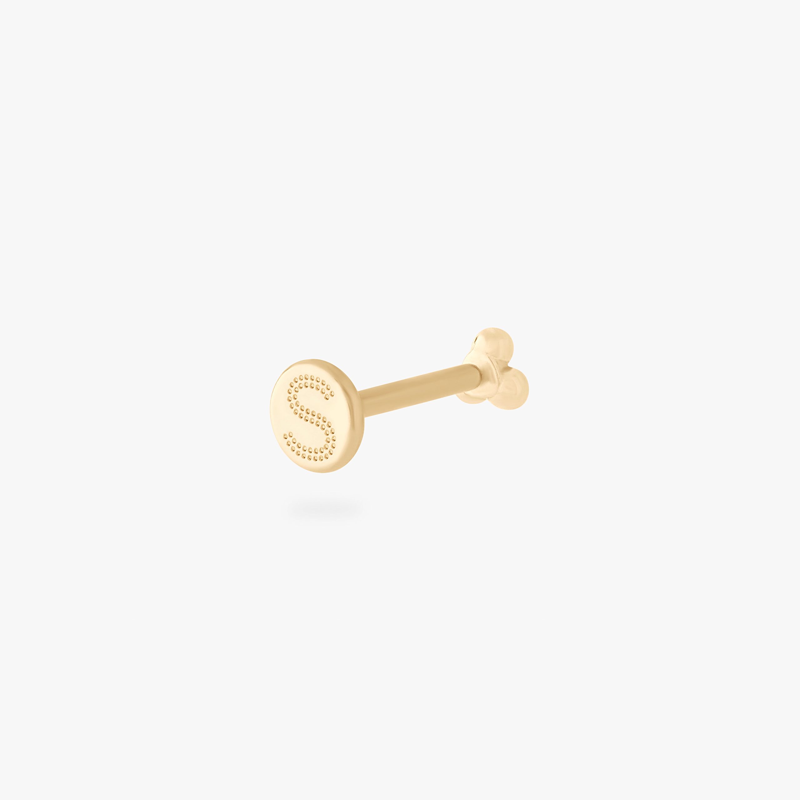 14K Trinity Ball Flatback - STUDS