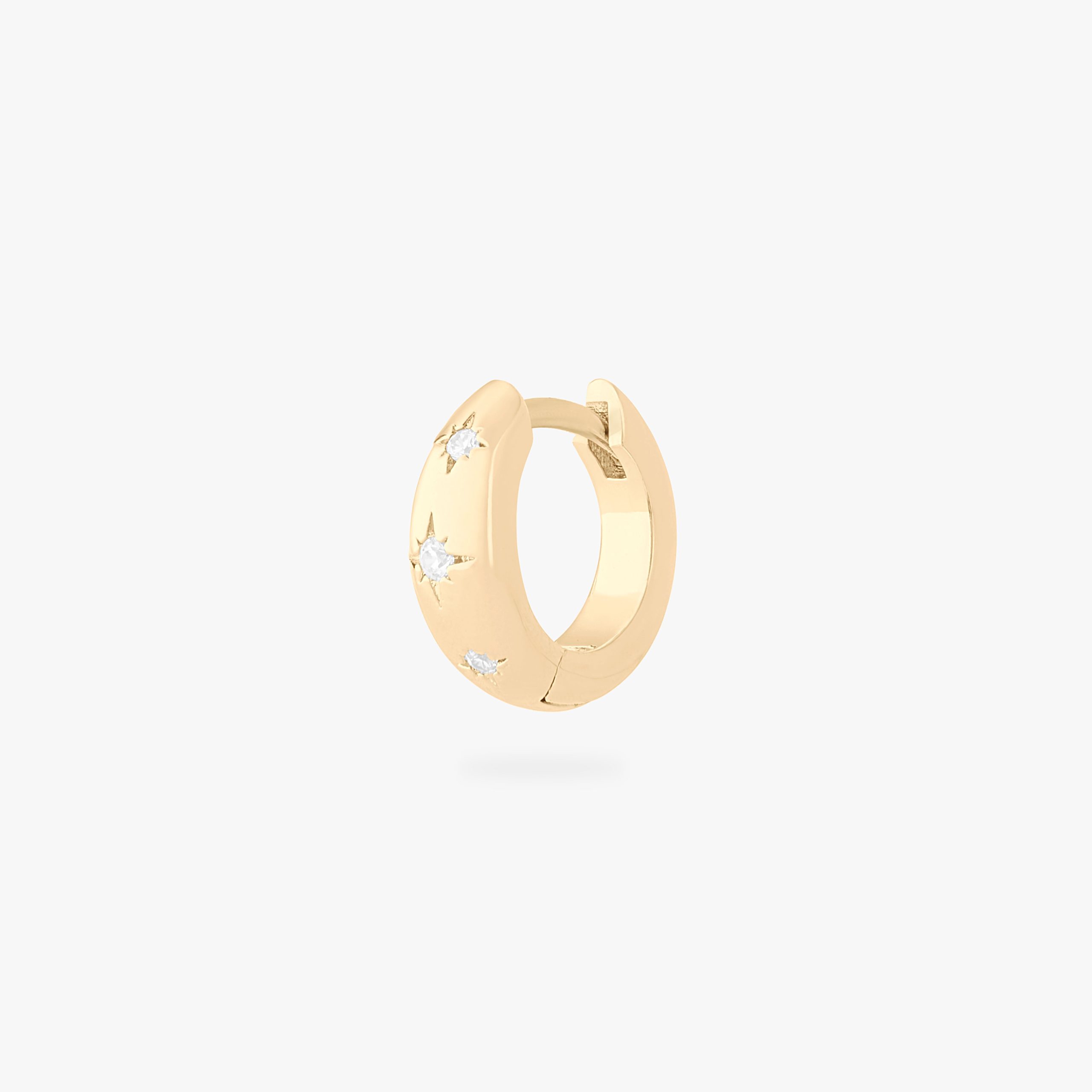 Twinkle CZ Huggie - STUDS
