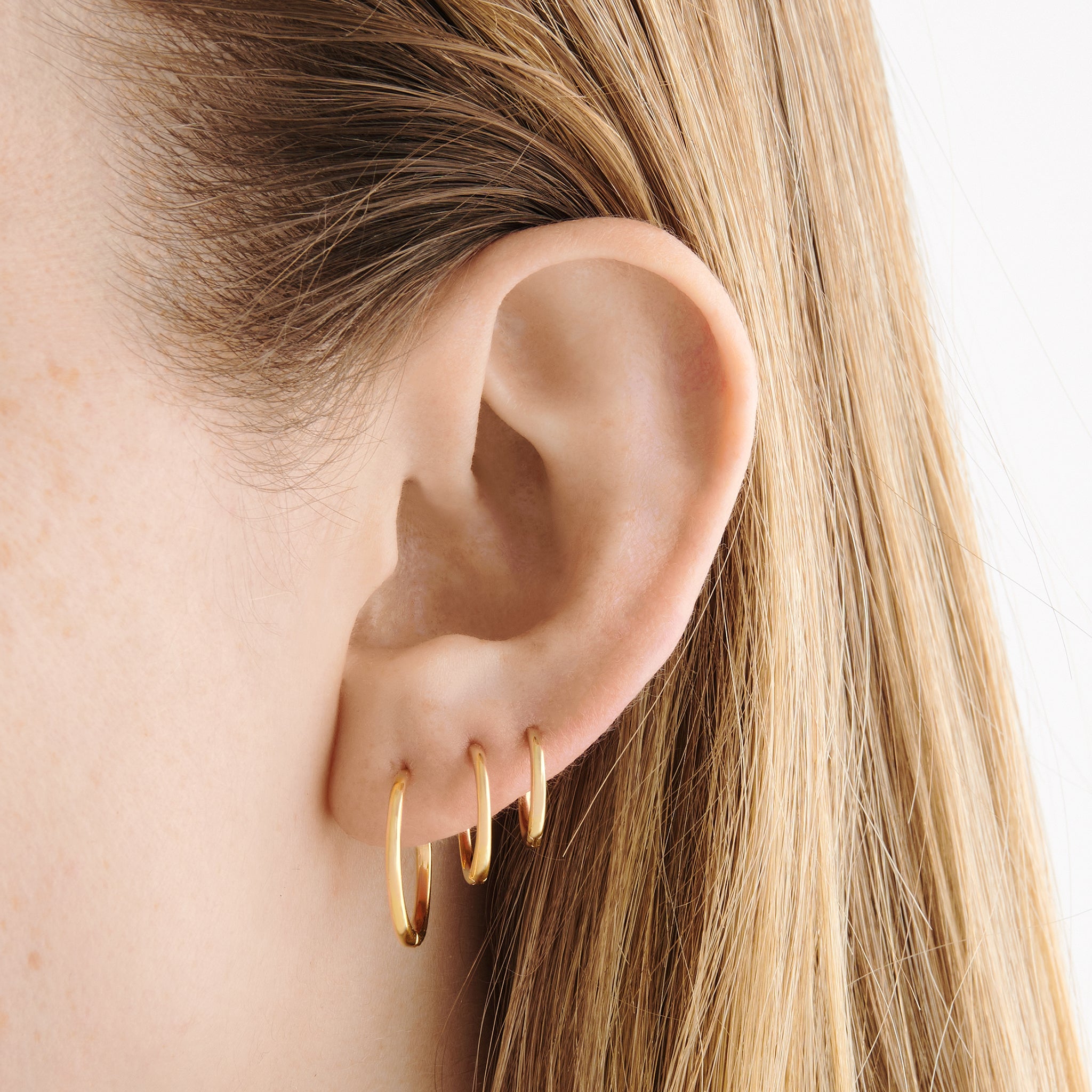 Slim Hoops Set - STUDS