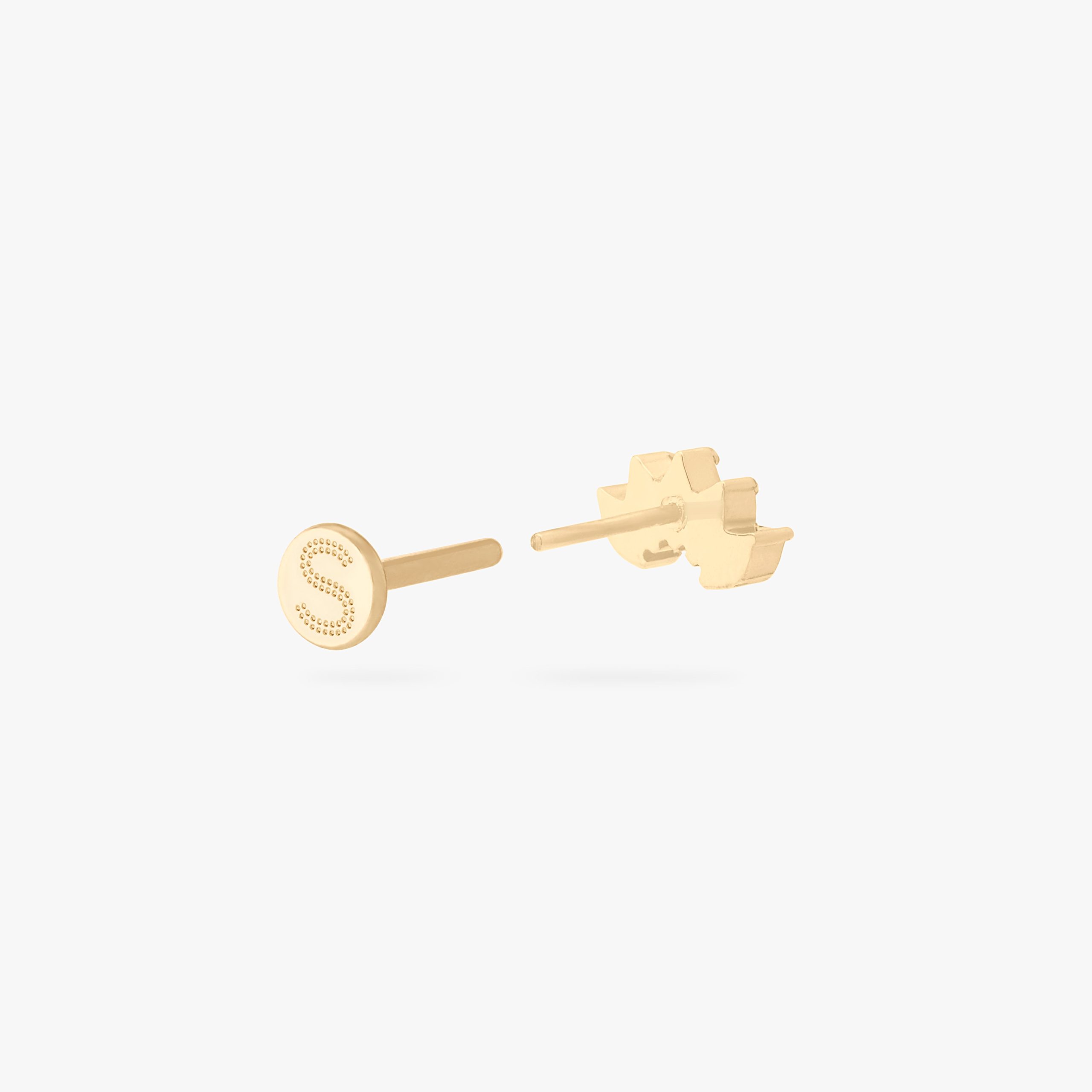 Micro Crown Marquise Flatback Stud - STUDS