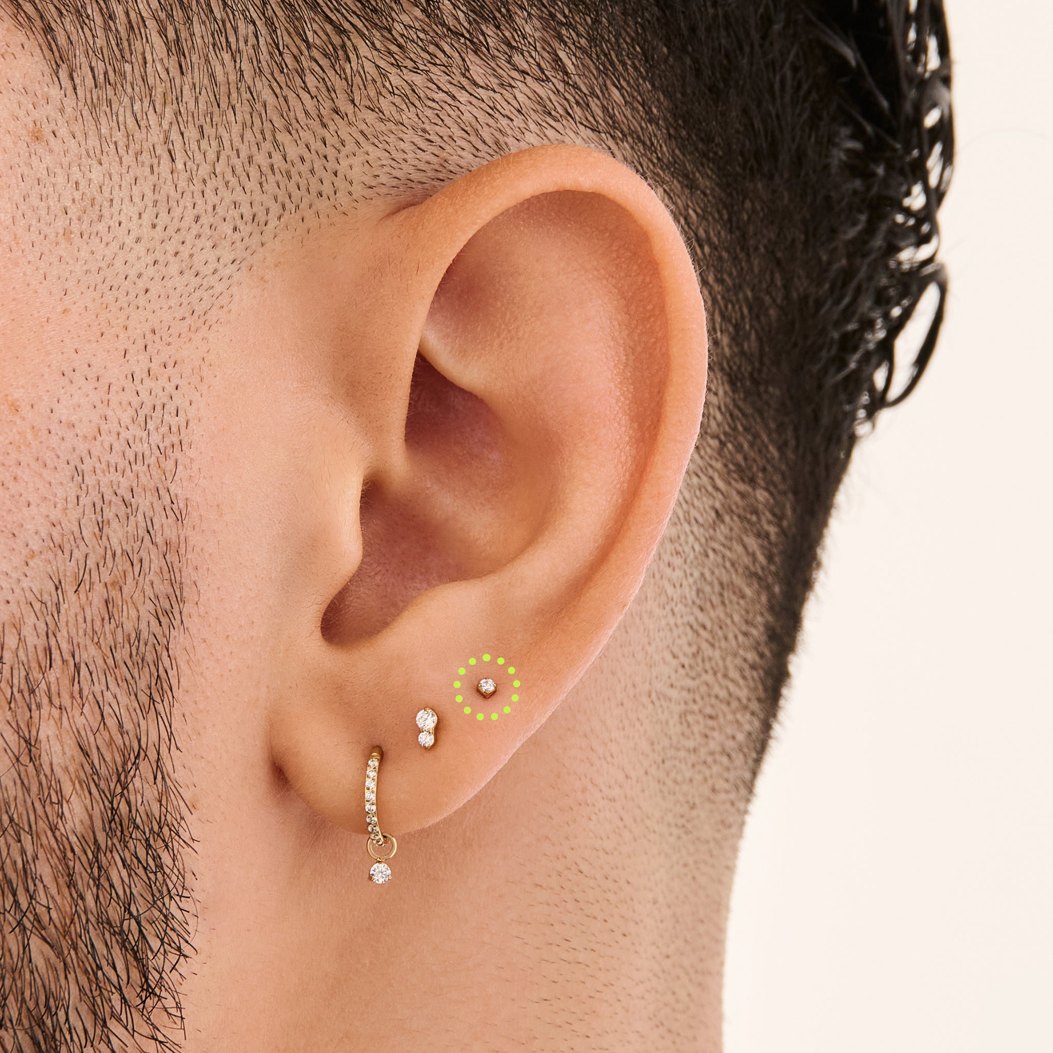 Micro CZ Flatback Stud - STUDS