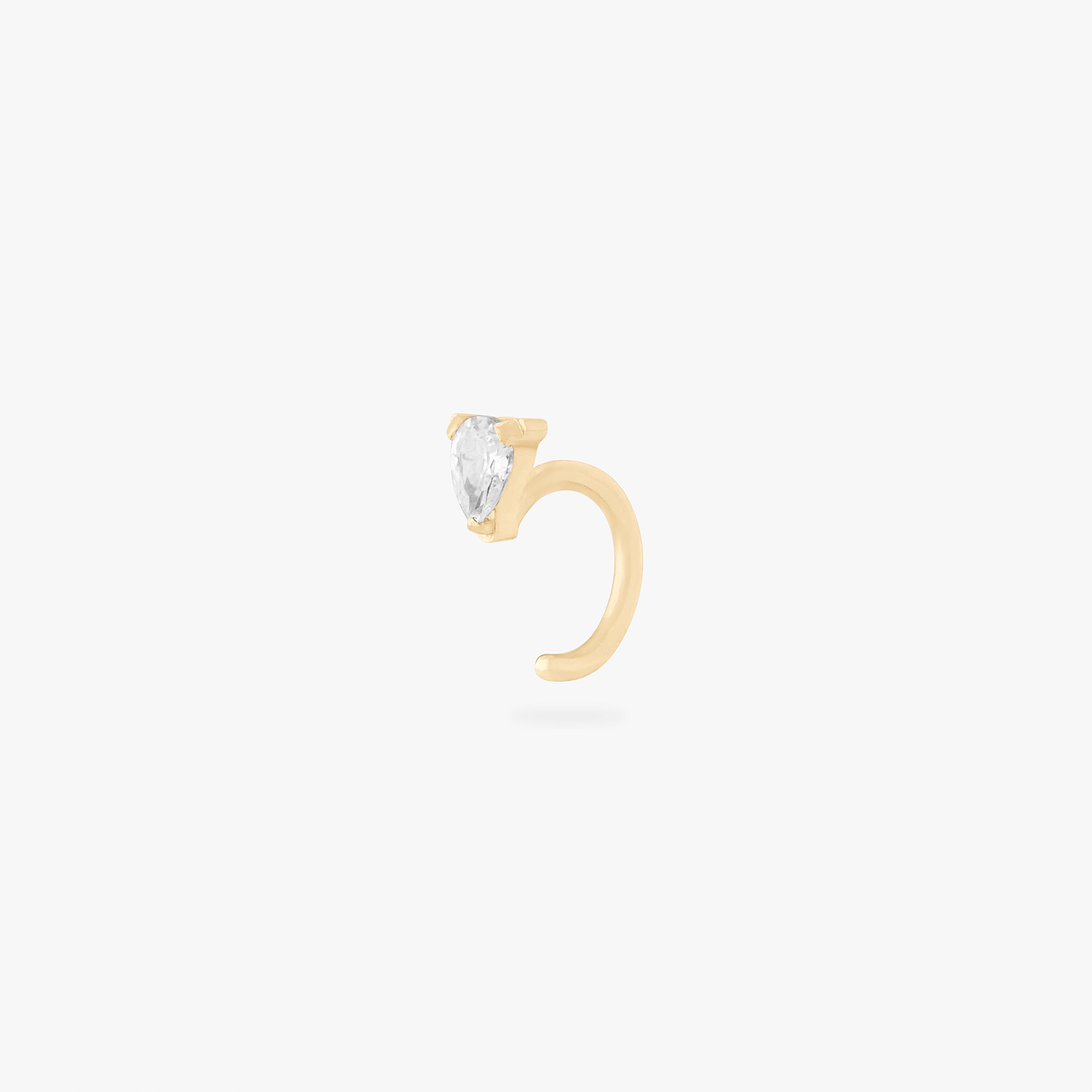 Open CZ Huggie 5mm - STUDS