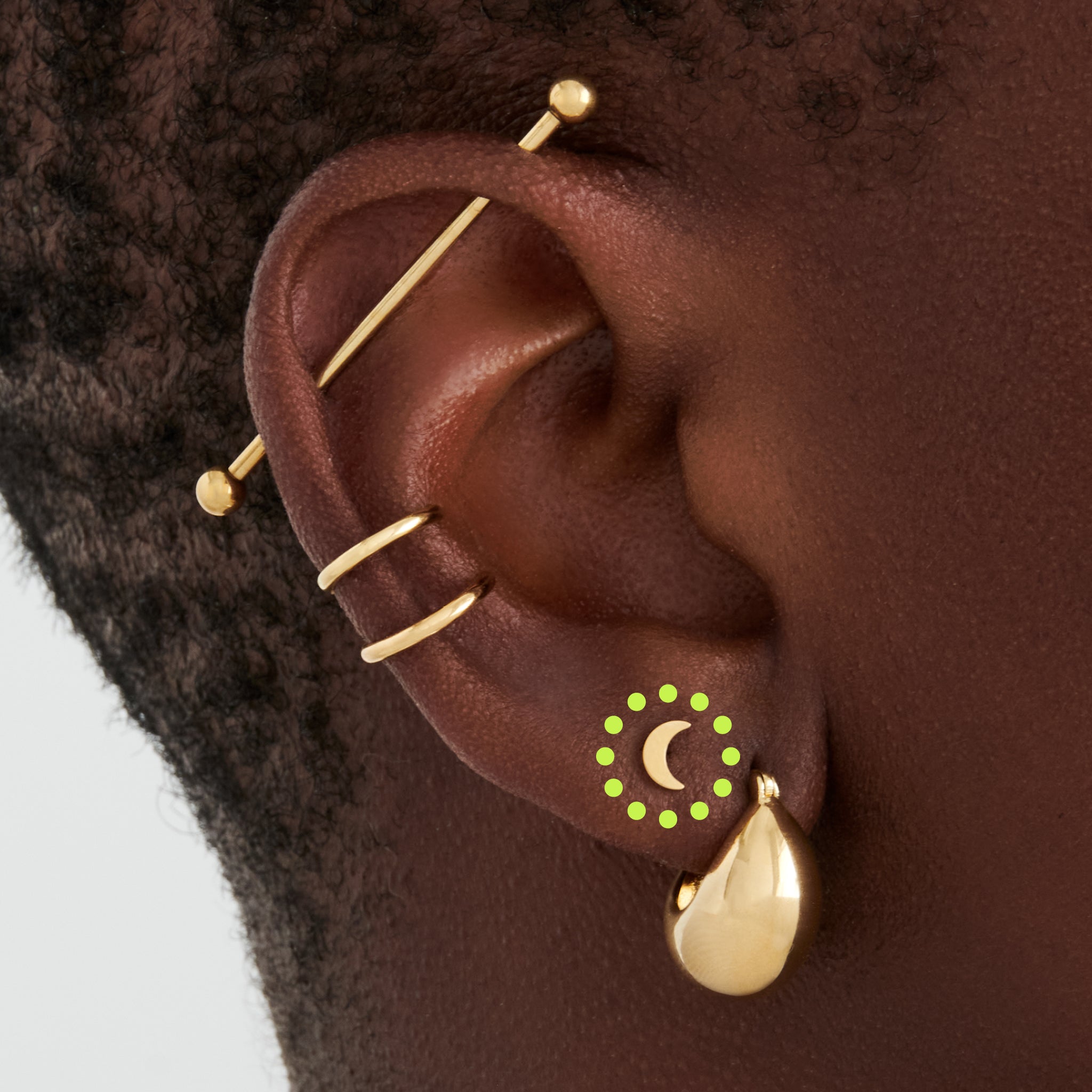Moon Flatback Stud - STUDS