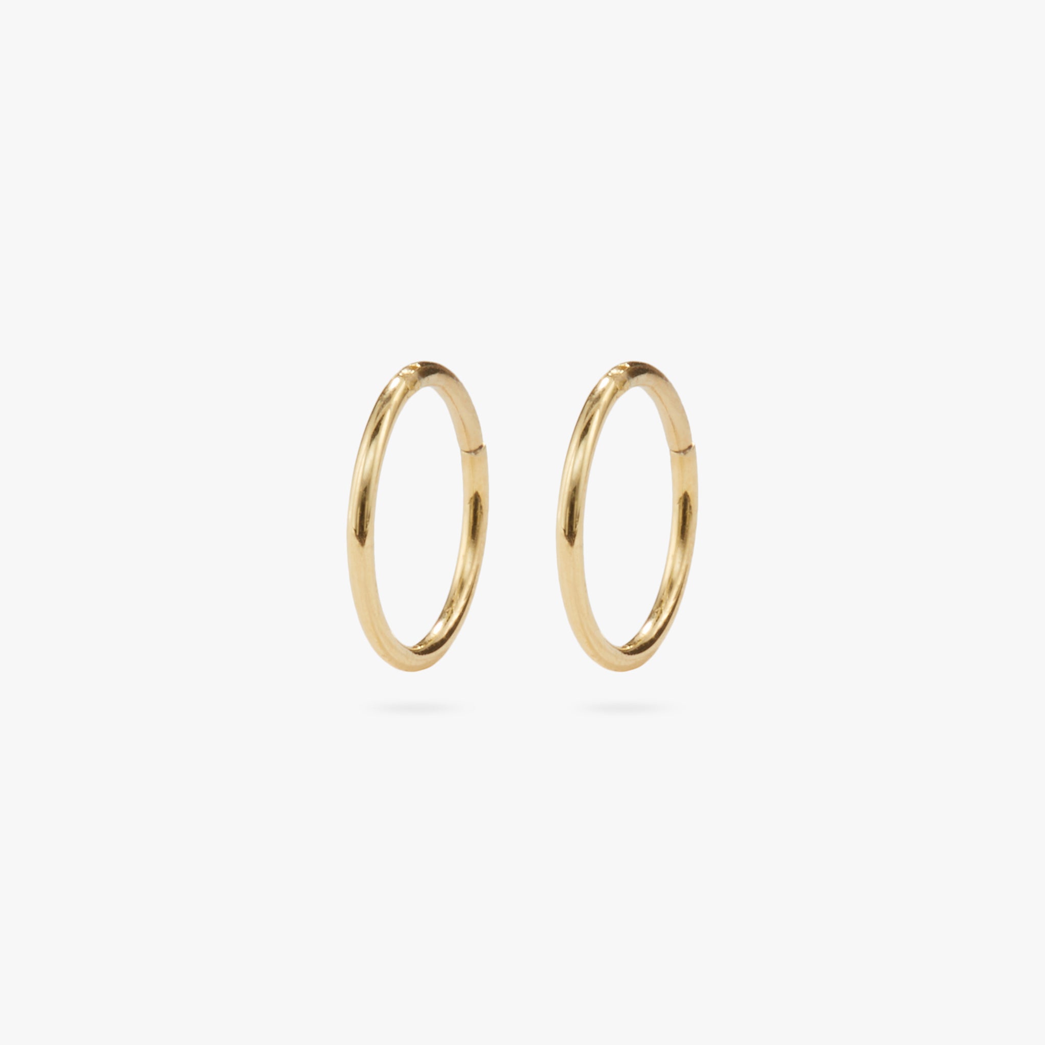 14K 10mm Clicker - STUDS