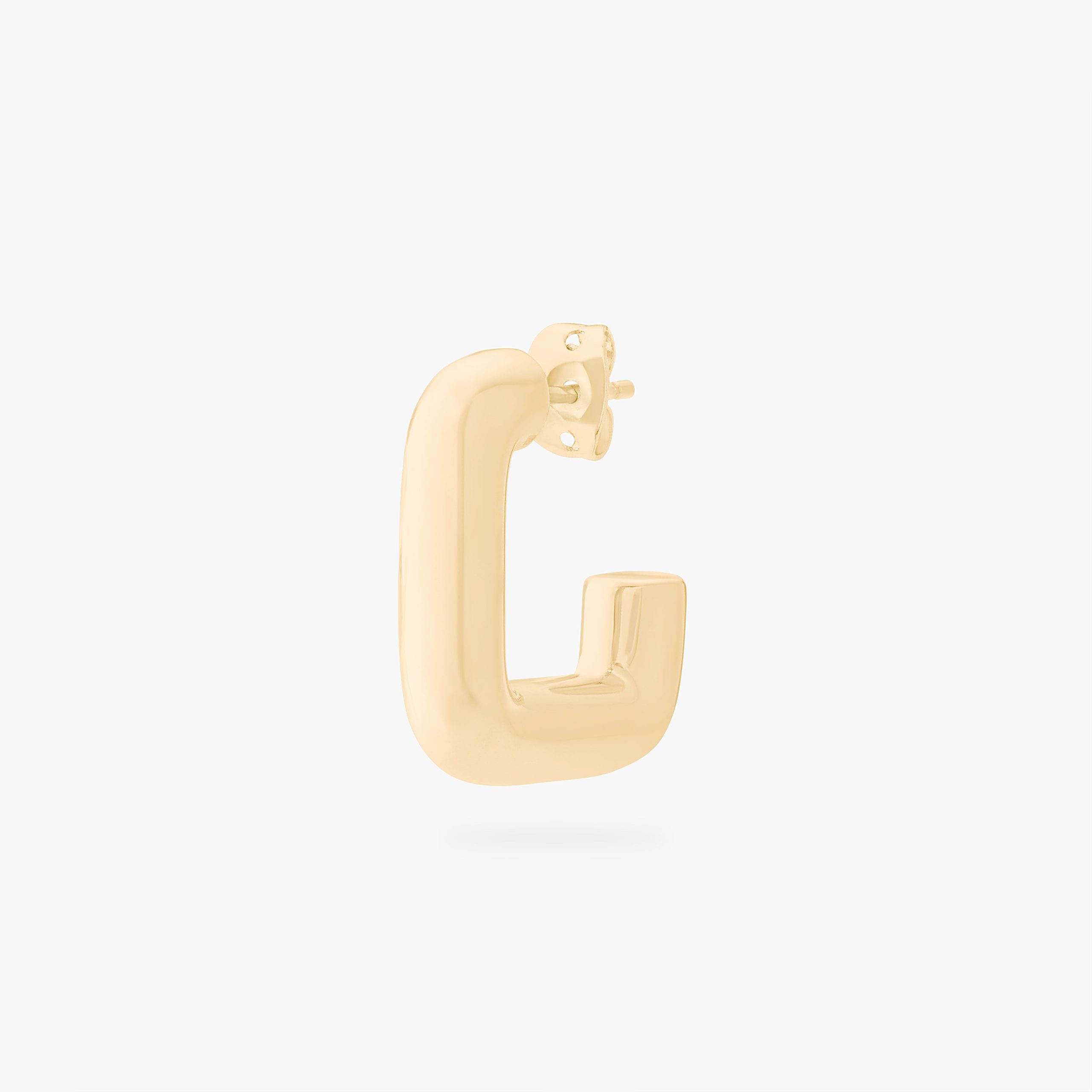 Chunky Square Hoop - STUDS