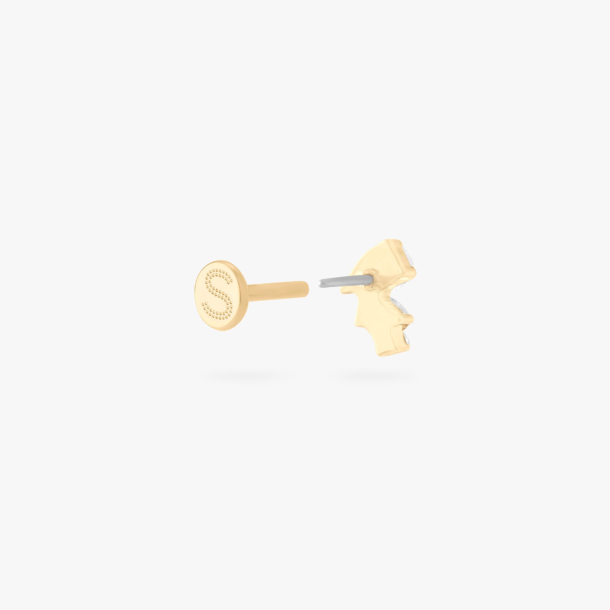 Pear Cluster Flatback Stud - STUDS