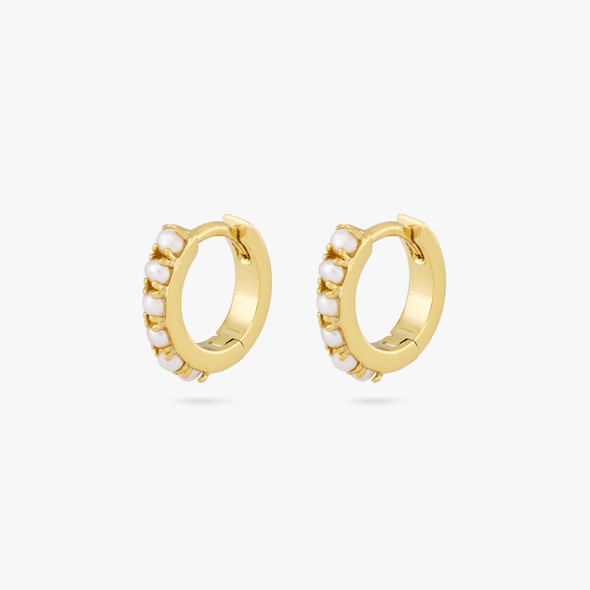 Pearl Huggie - STUDS