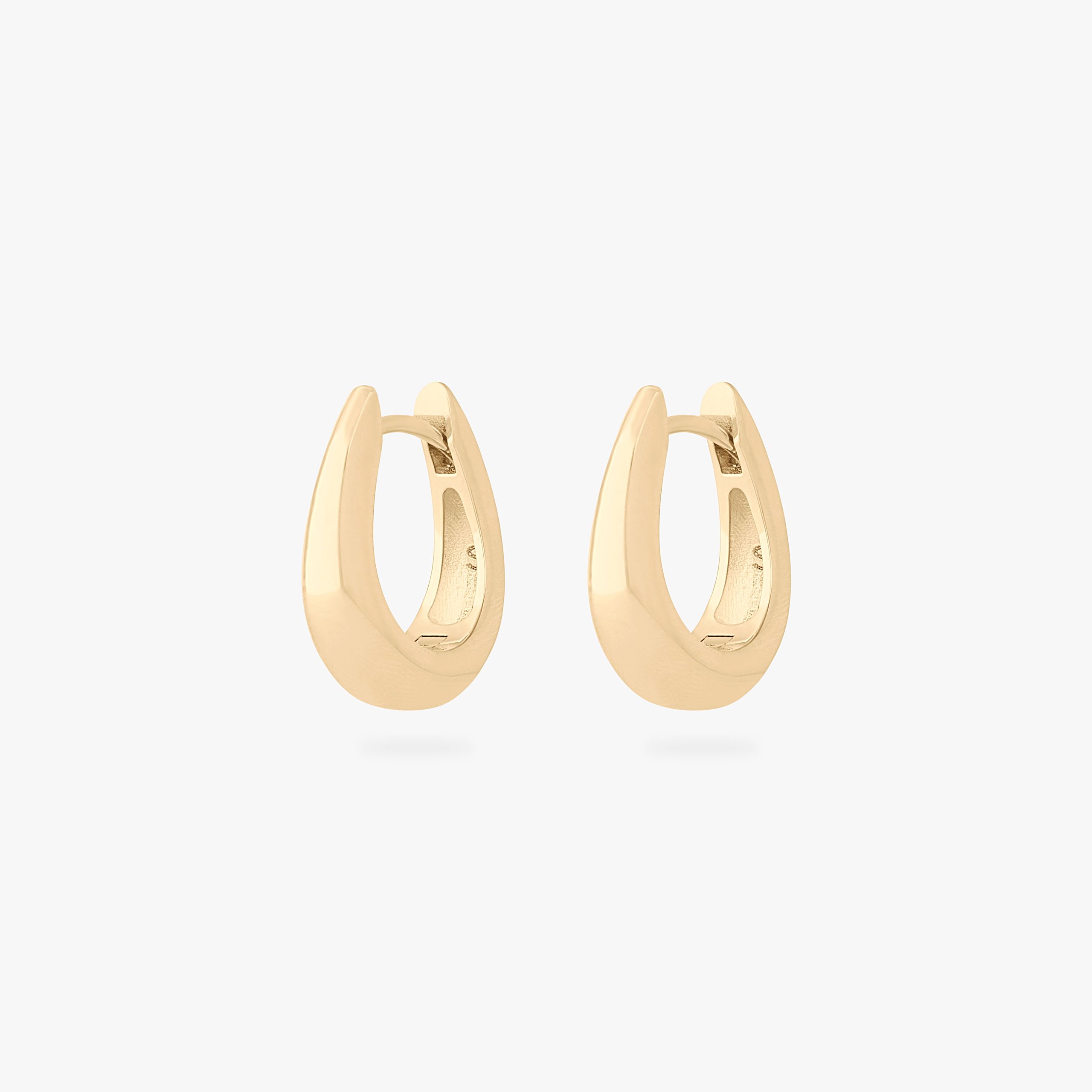 Dainty Crescent Huggie - STUDS