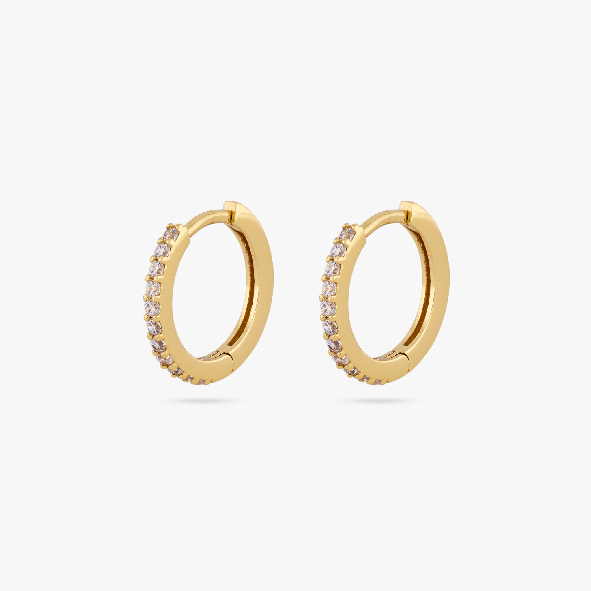 Small Pave Huggie - STUDS