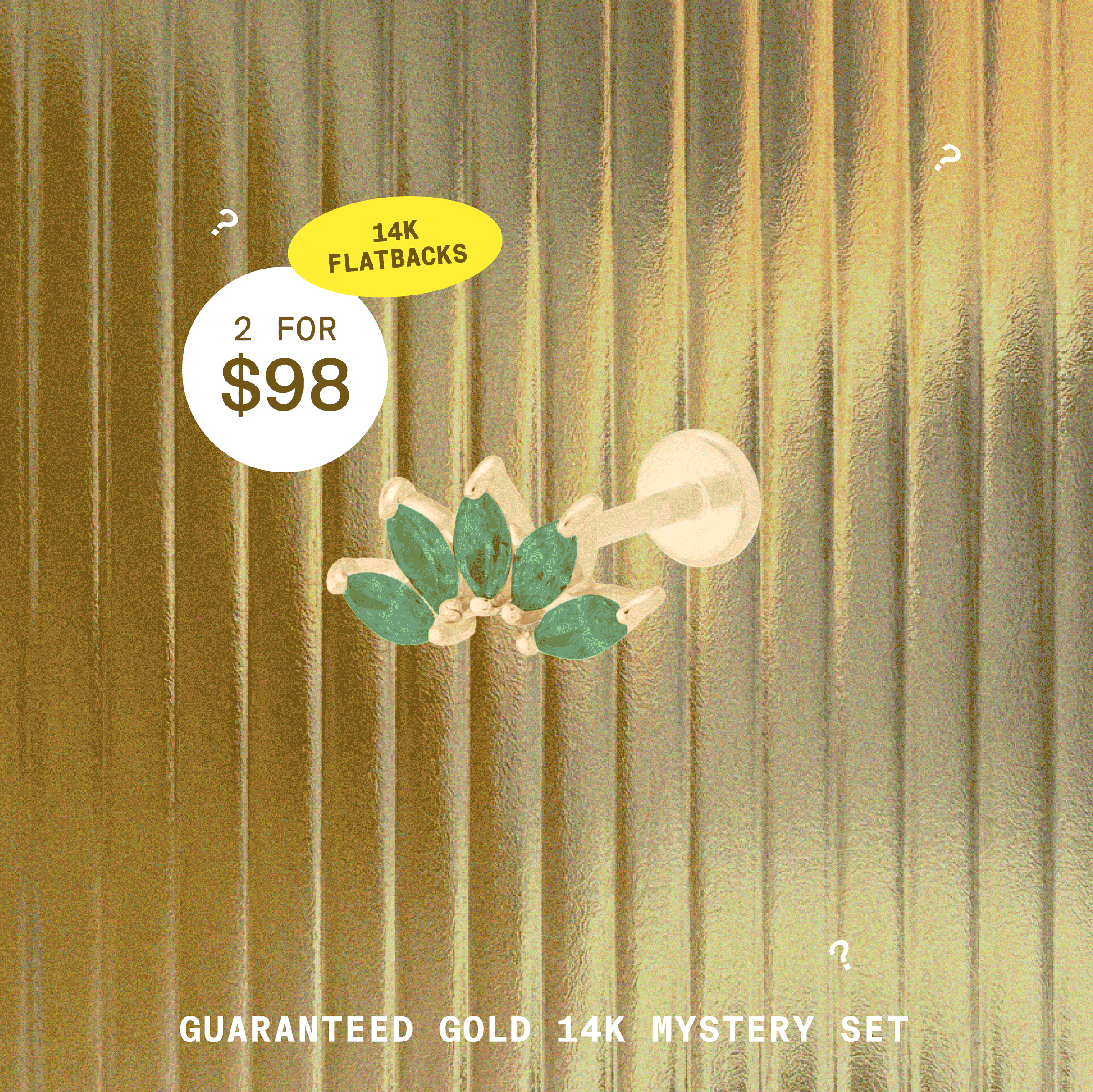 Guaranteed Gold 14K Mystery Set - STUDS