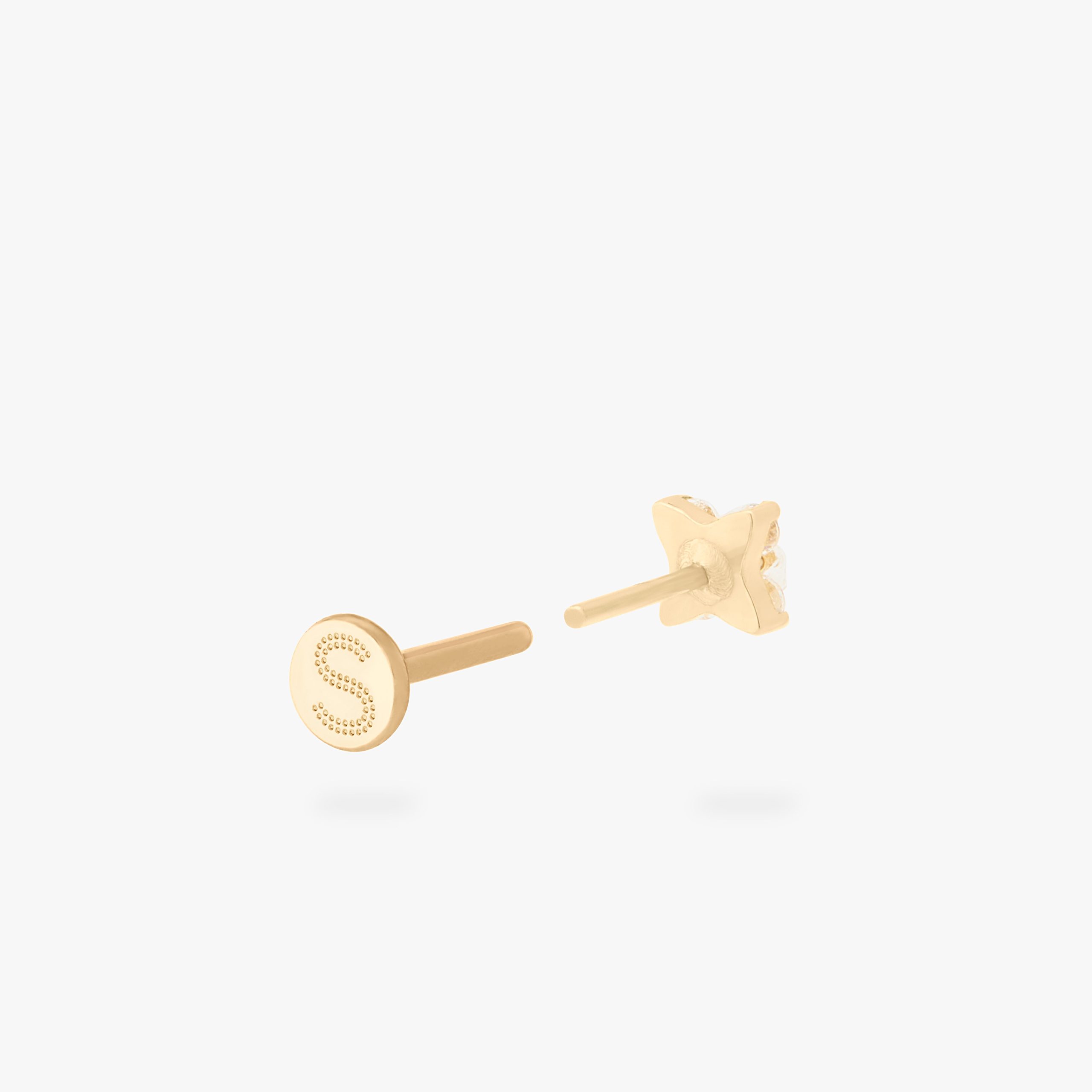 Pave X Flatback Stud - STUDS