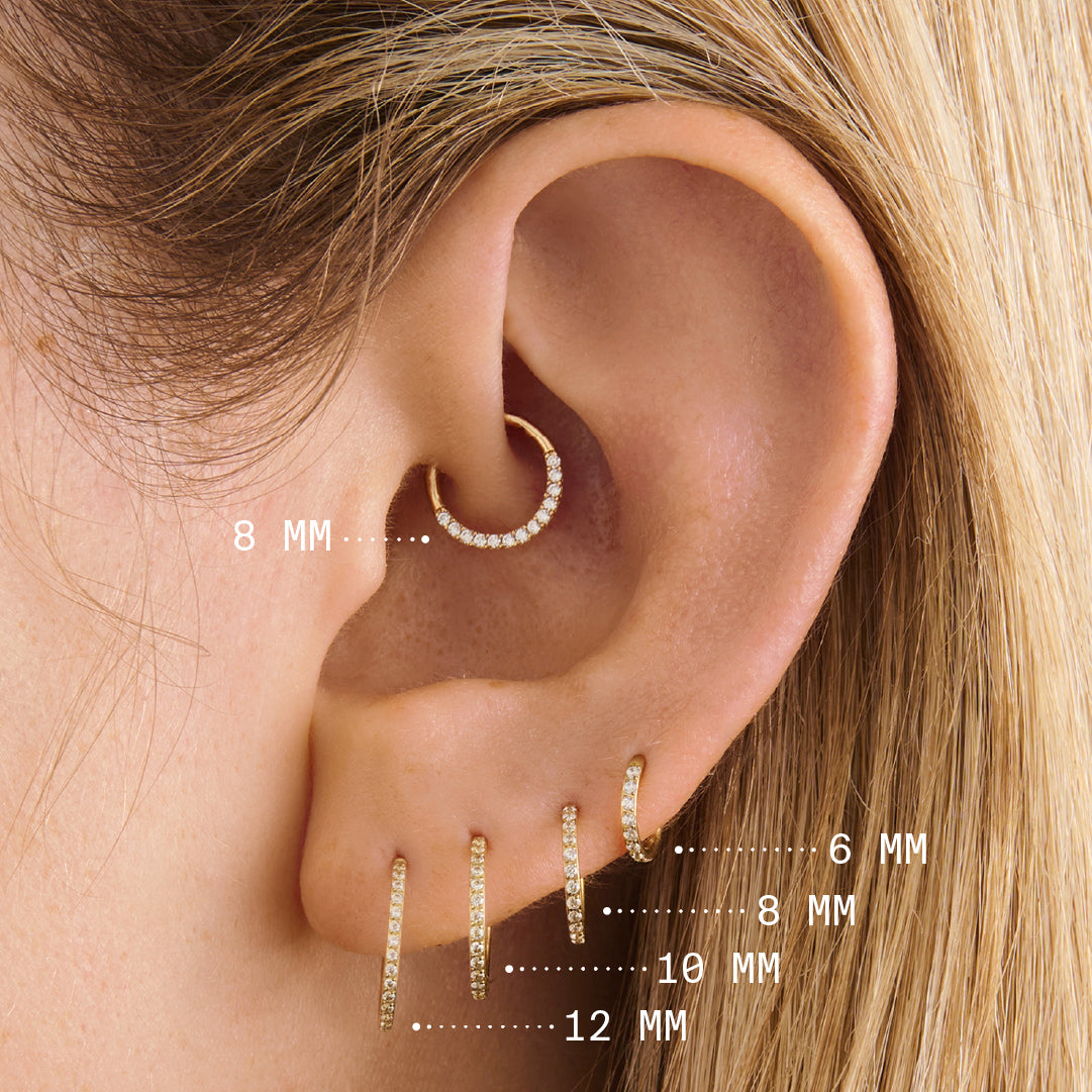 6mm Pave Clicker - STUDS