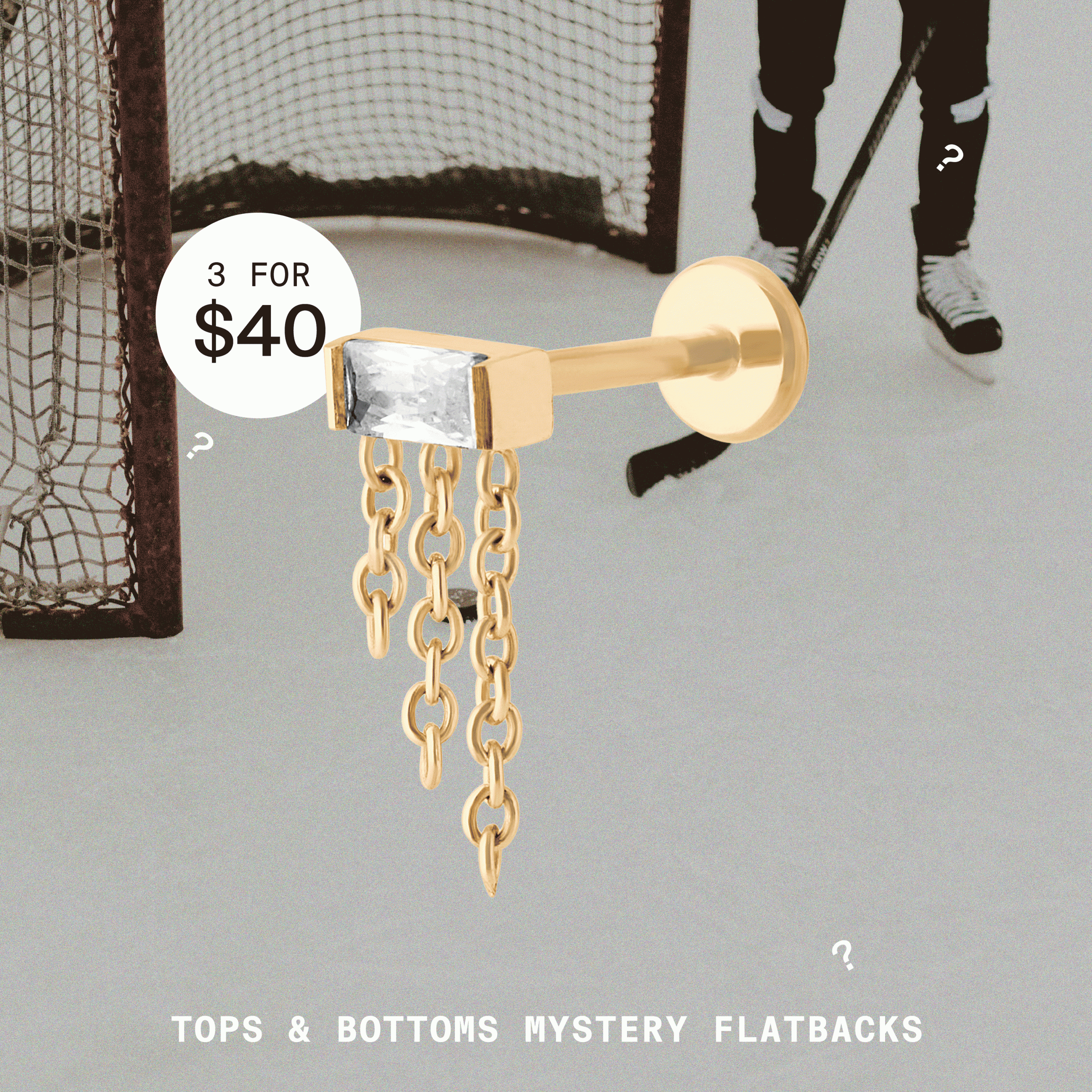 Tops & Bottoms Mystery Flatback Set - STUDS