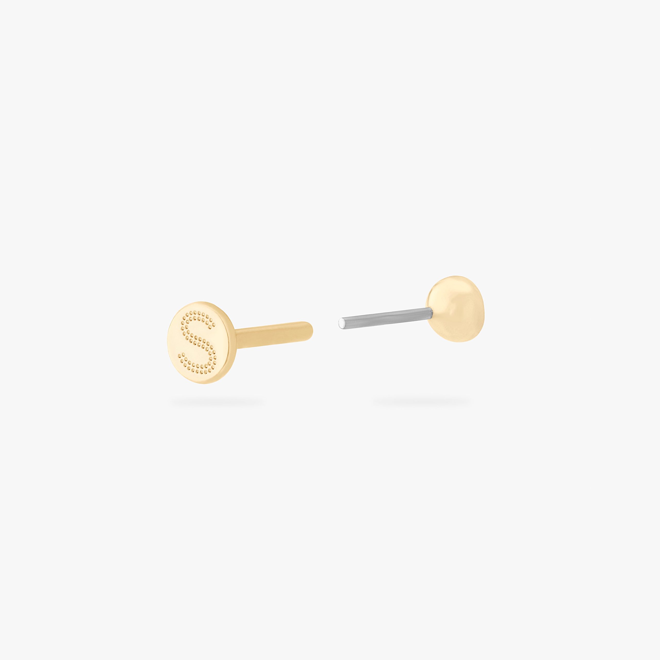 14K Bezel Flatback - STUDS