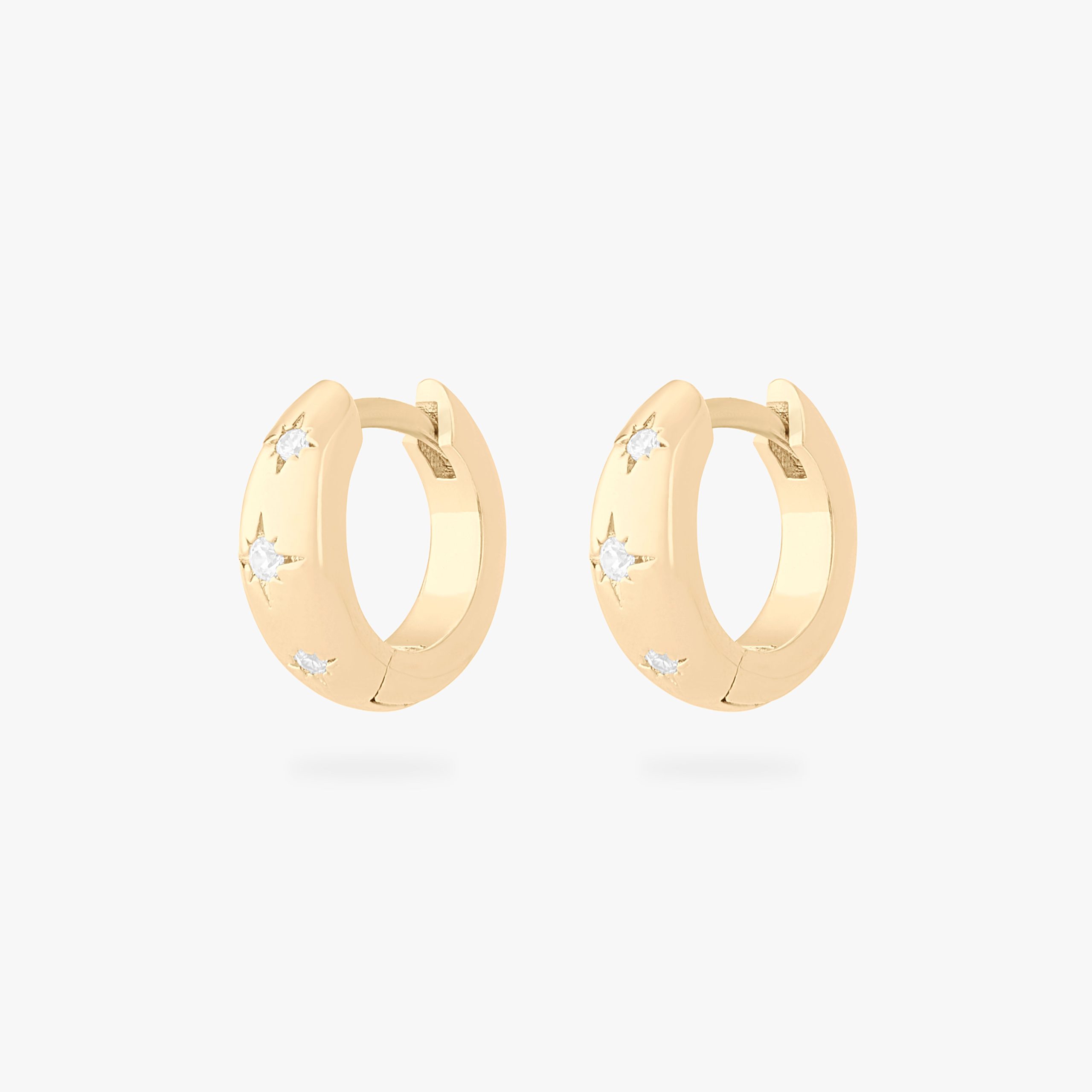 Twinkle CZ Huggie - STUDS