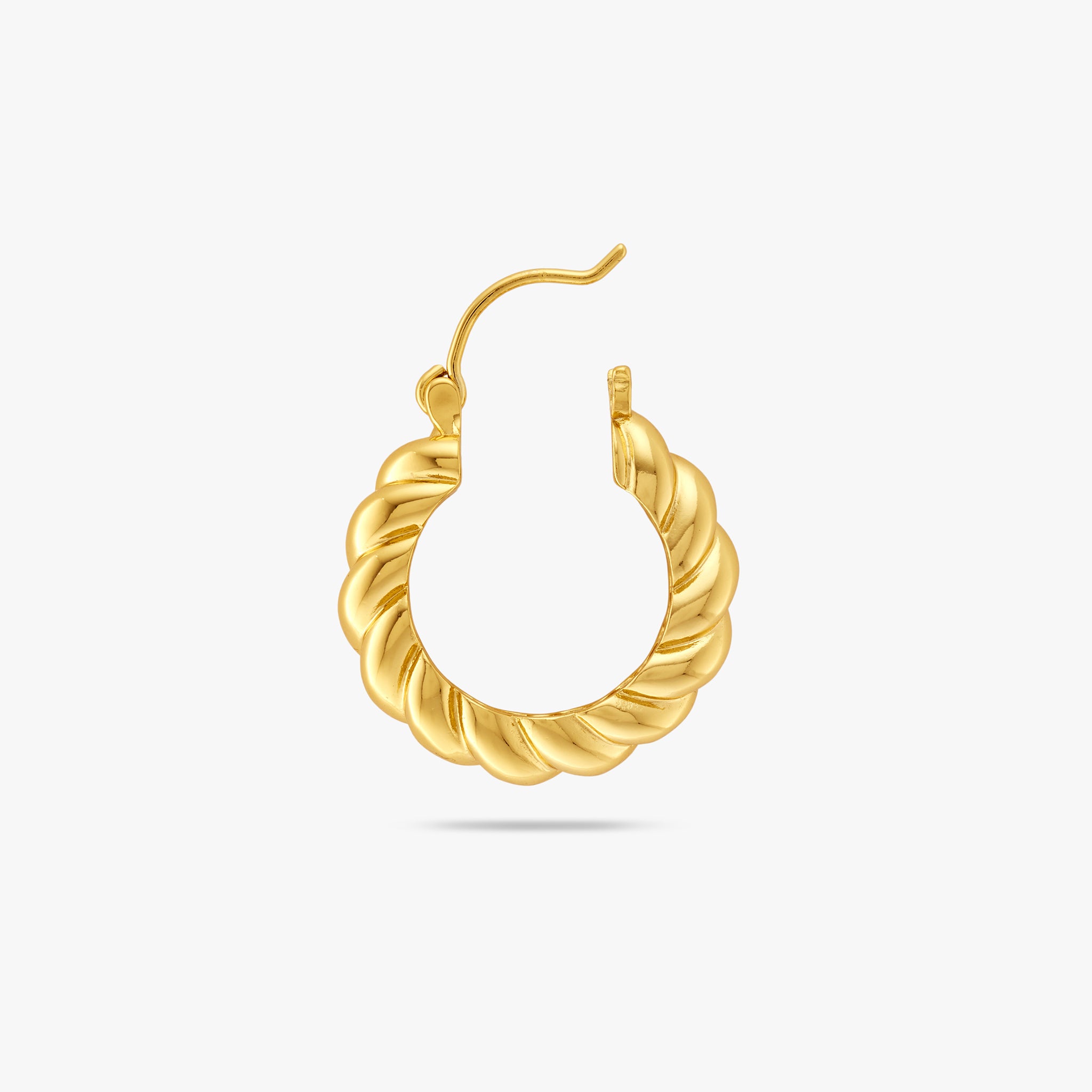 Medium French Twist Hoop - STUDS