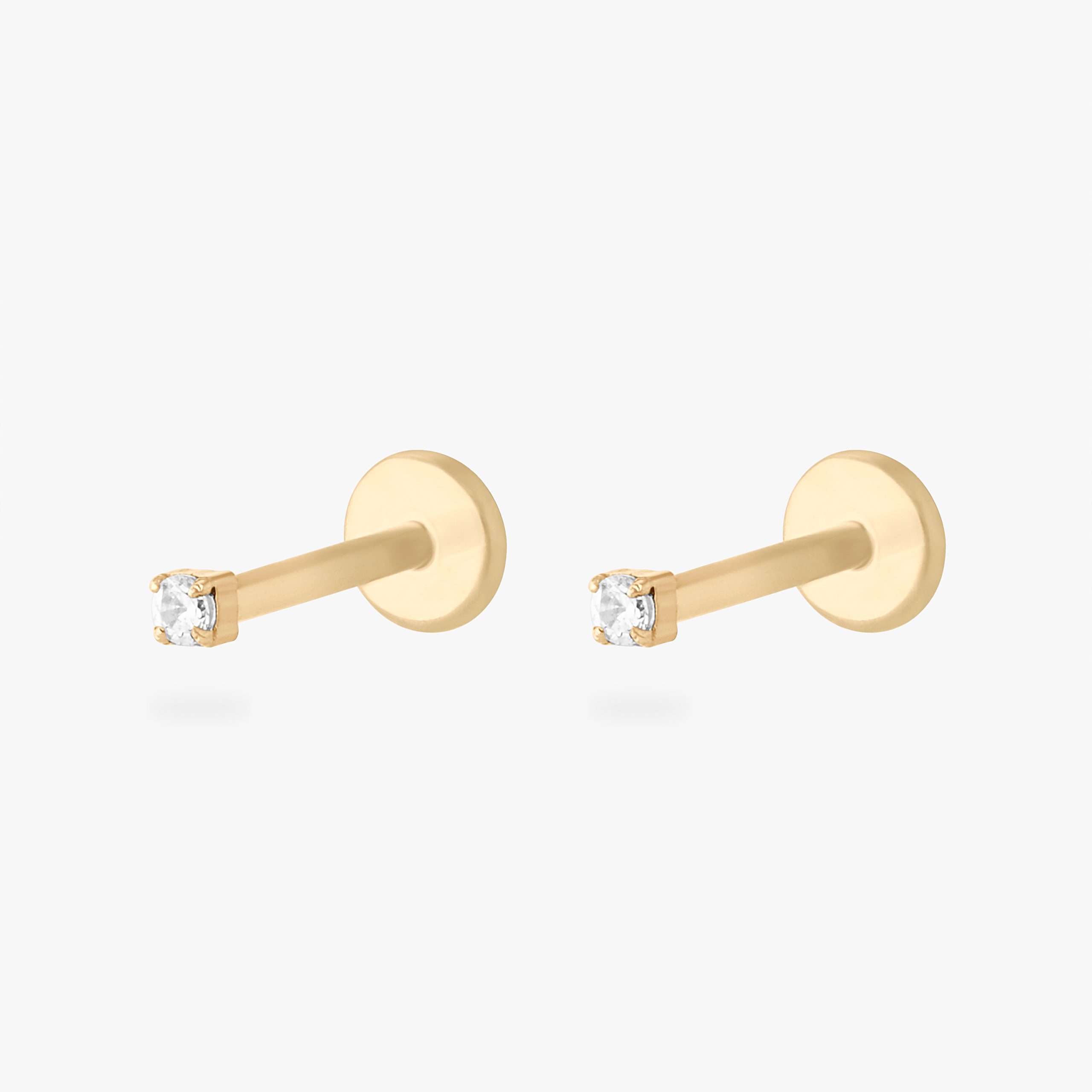 Micro CZ Flatback Stud - STUDS