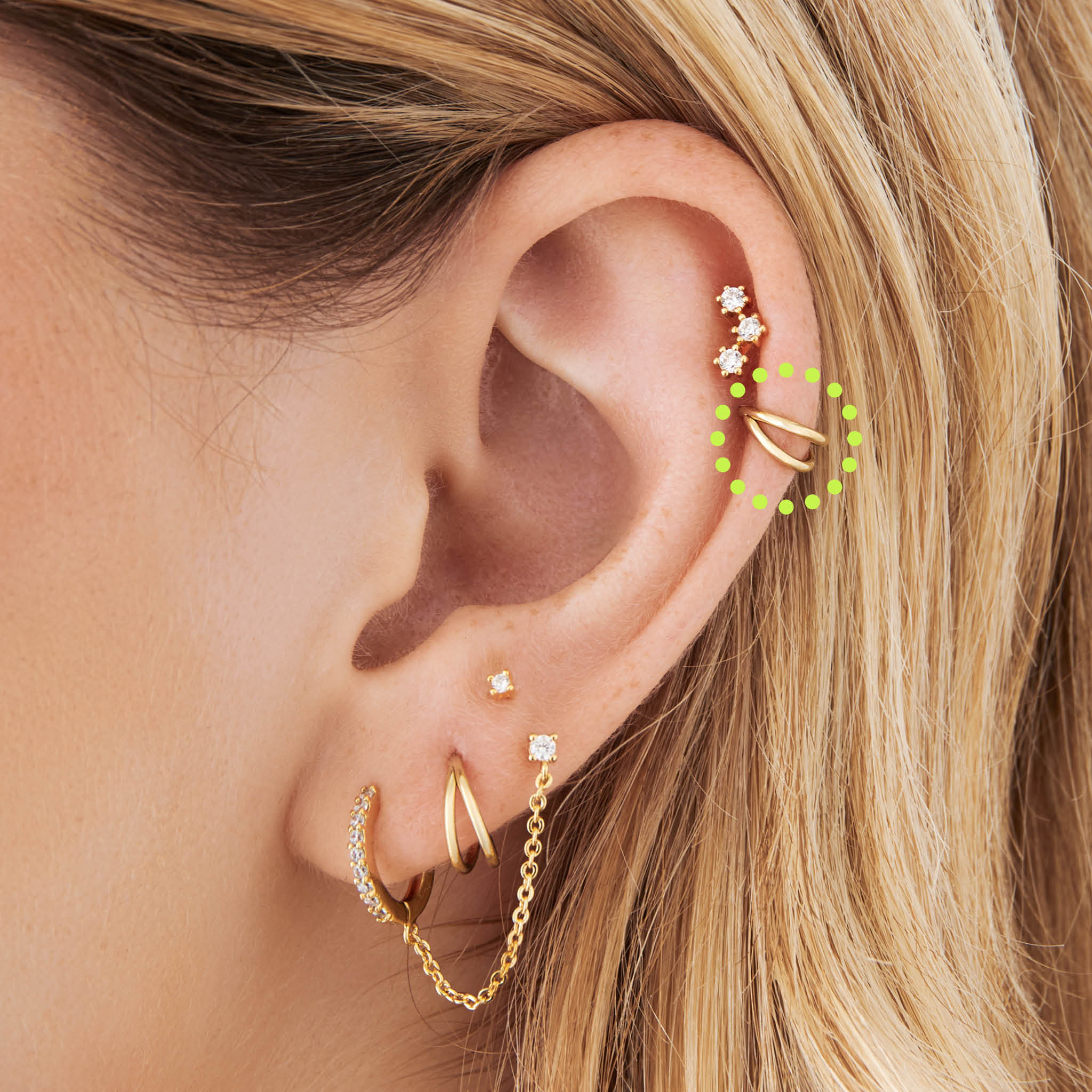 6mm Double Clicker - STUDS