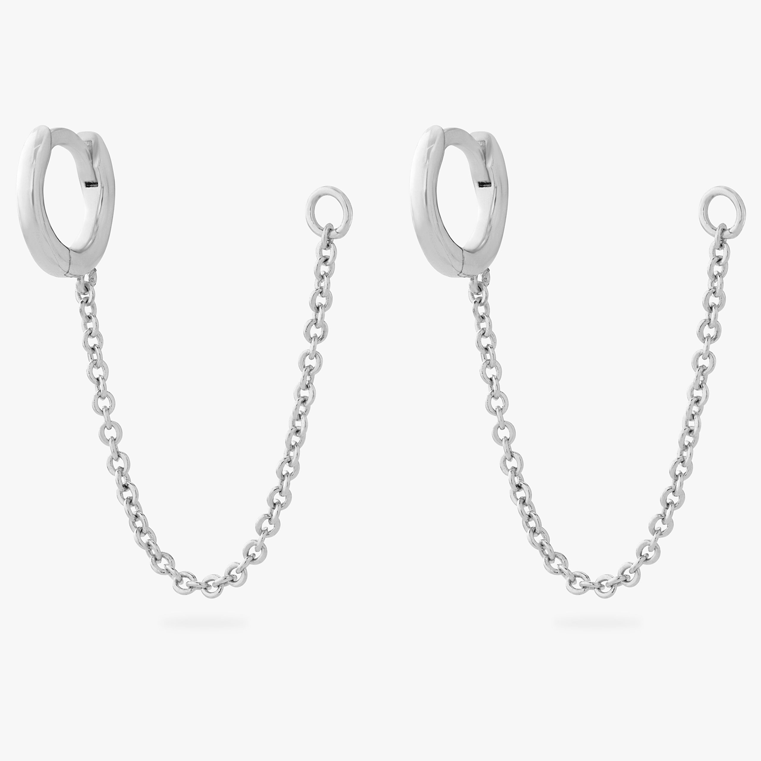 Micro Slim Chain Huggie - STUDS